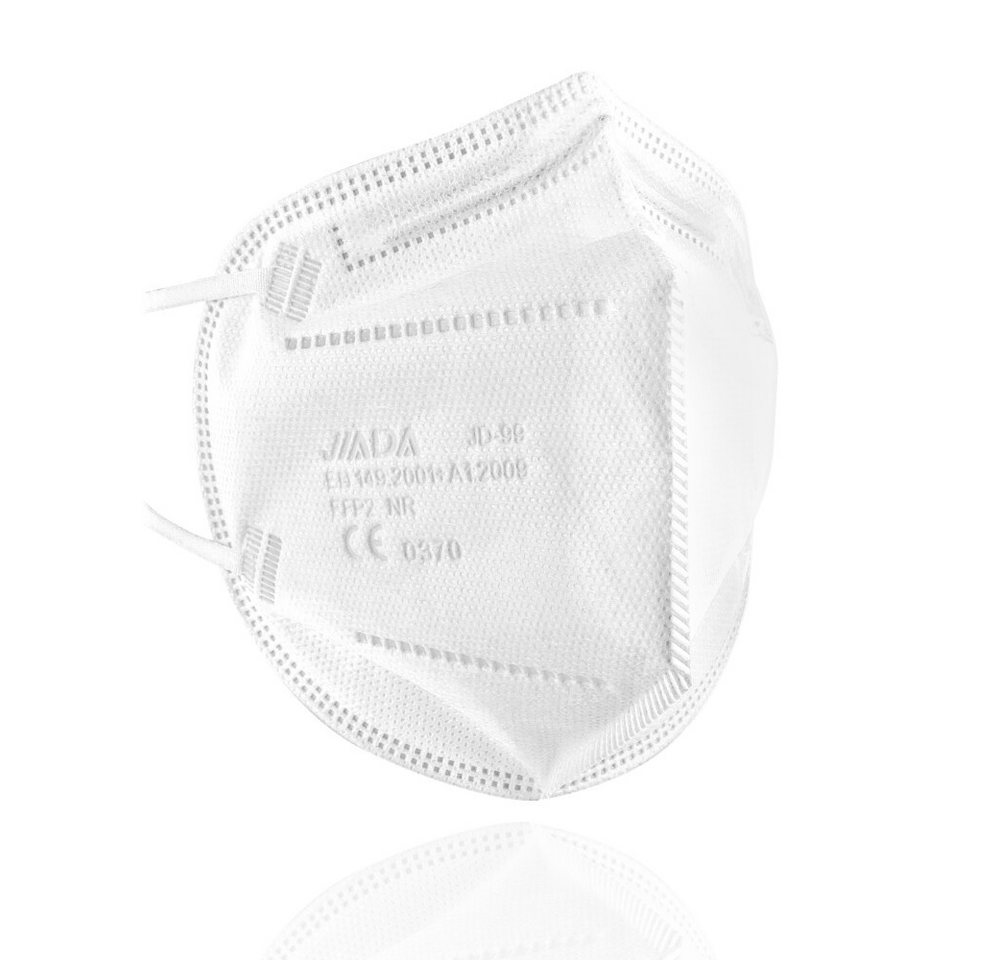 priocare Gesichtsmaske Original 25x FFP2 NR Einwegmaske Atemschutzmaske Halbfiltermaske Weiß FFP2 / KN95-Maske