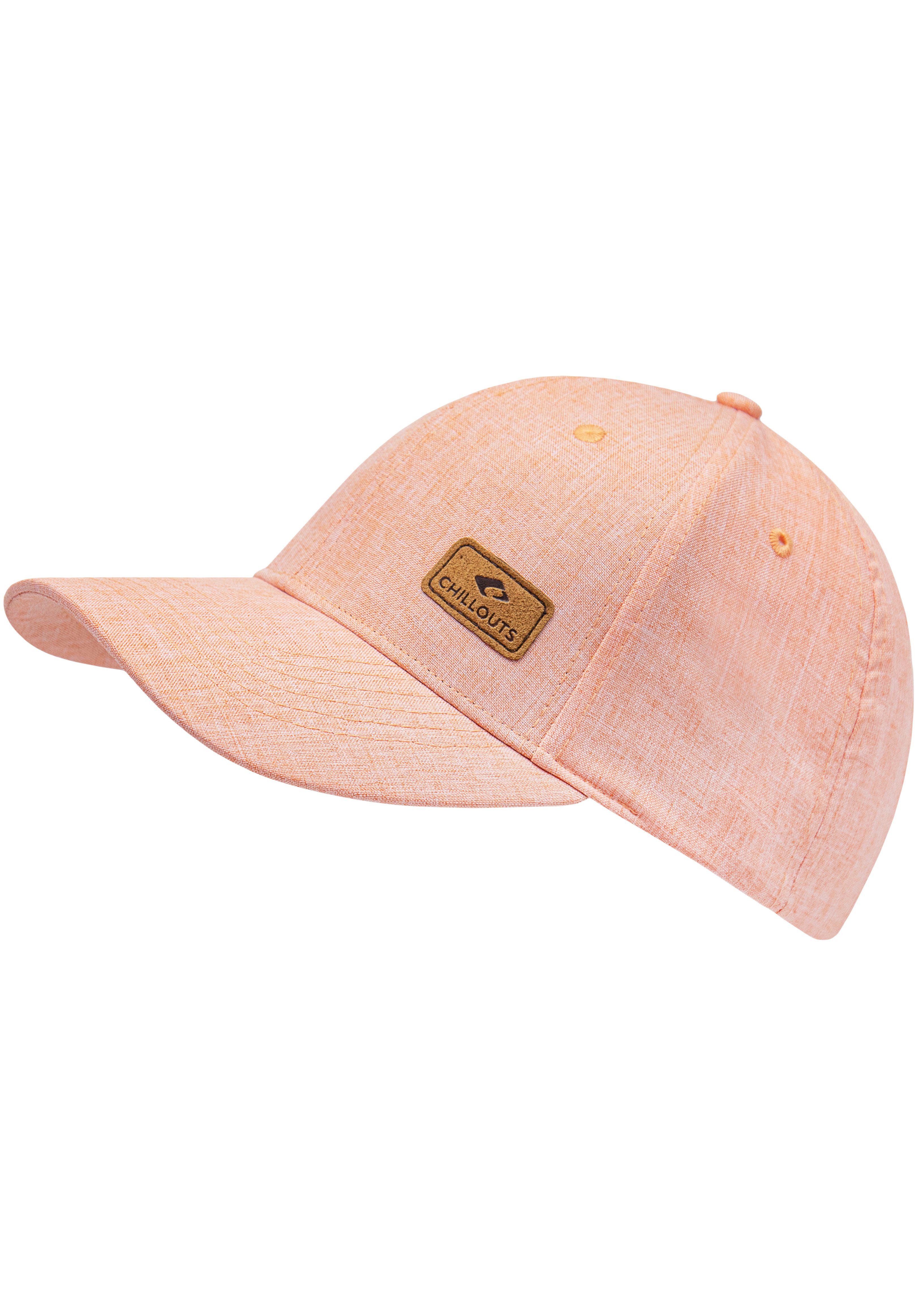 Size, lachs One melierter Baseball Hat in Cap verstellbar Amadora chillouts Optik,