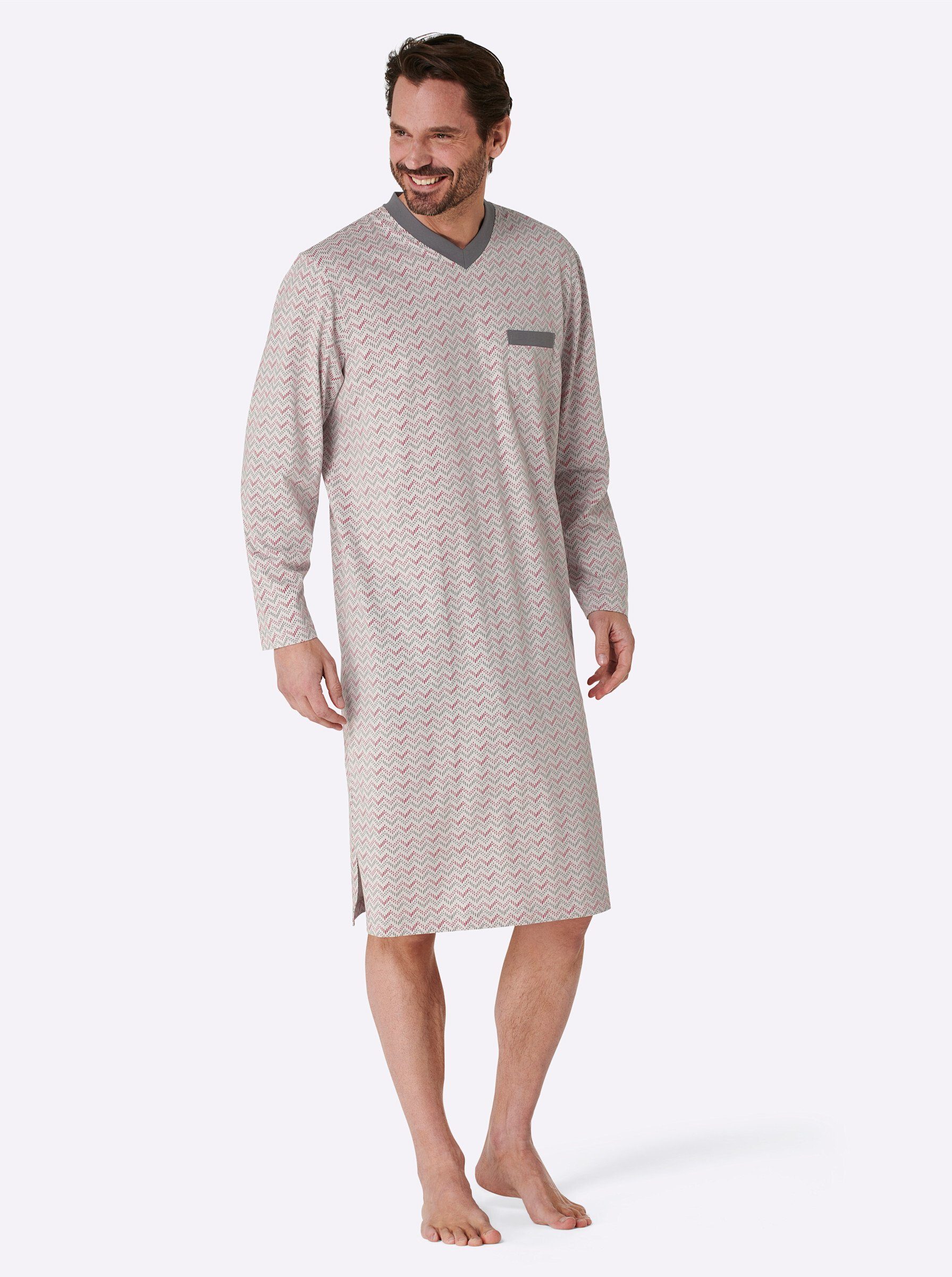 Witt Unterhemd Nachthemden Langarm (2-St) Länge ca. 115 cm