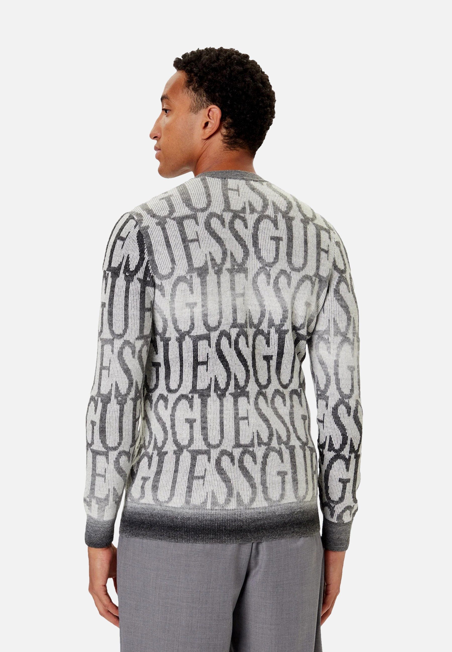 Guess Strickpullover Pullover Strickpullover R-Neck (1-tlg)