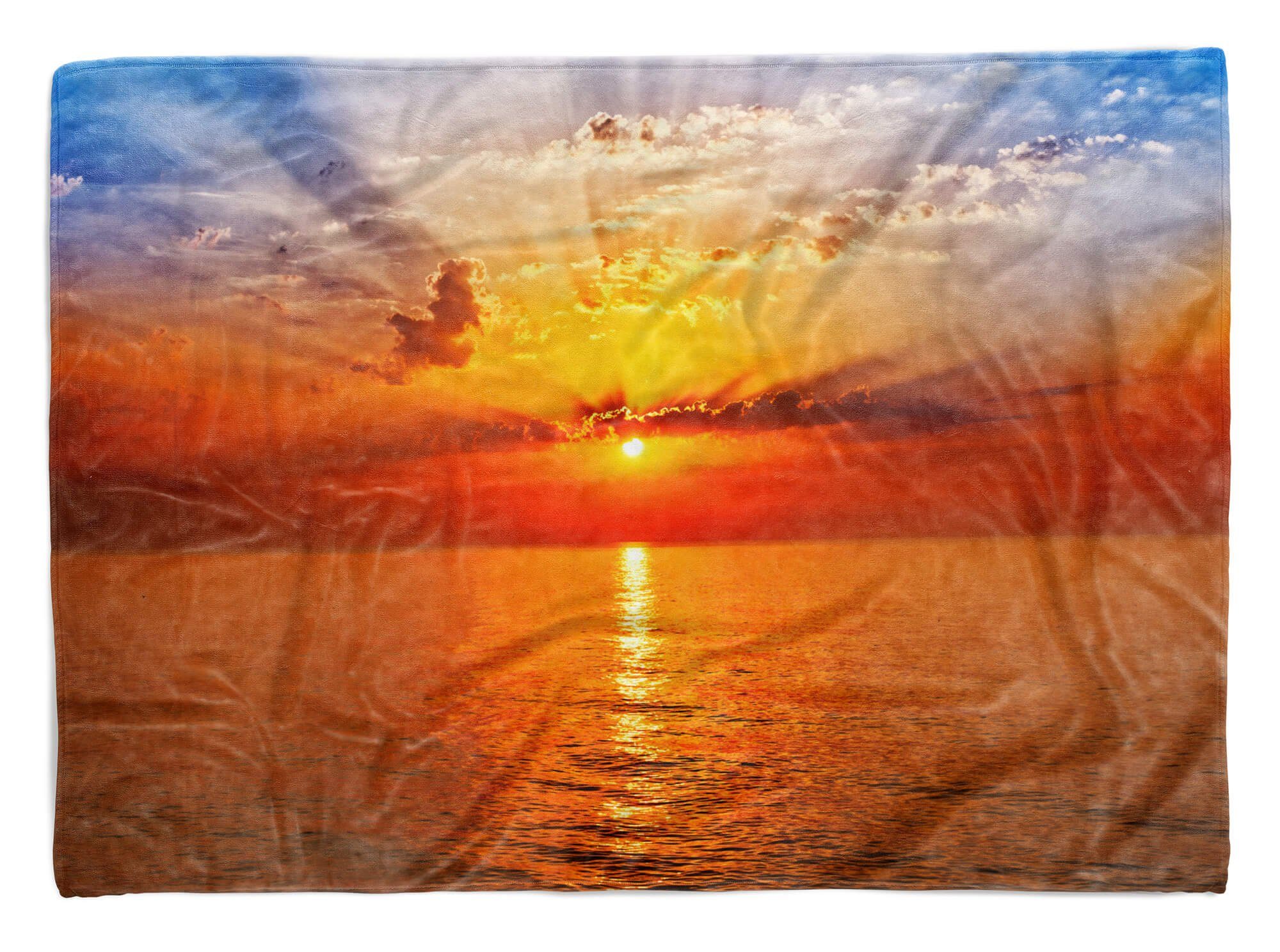 Sinus Art Handtücher Handtuch Strandhandtuch Saunatuch Kuscheldecke mit Fotomotiv Sonnenuntergang Me, Baumwolle-Polyester-Mix (1-St), Handtuch | Saunahandtücher