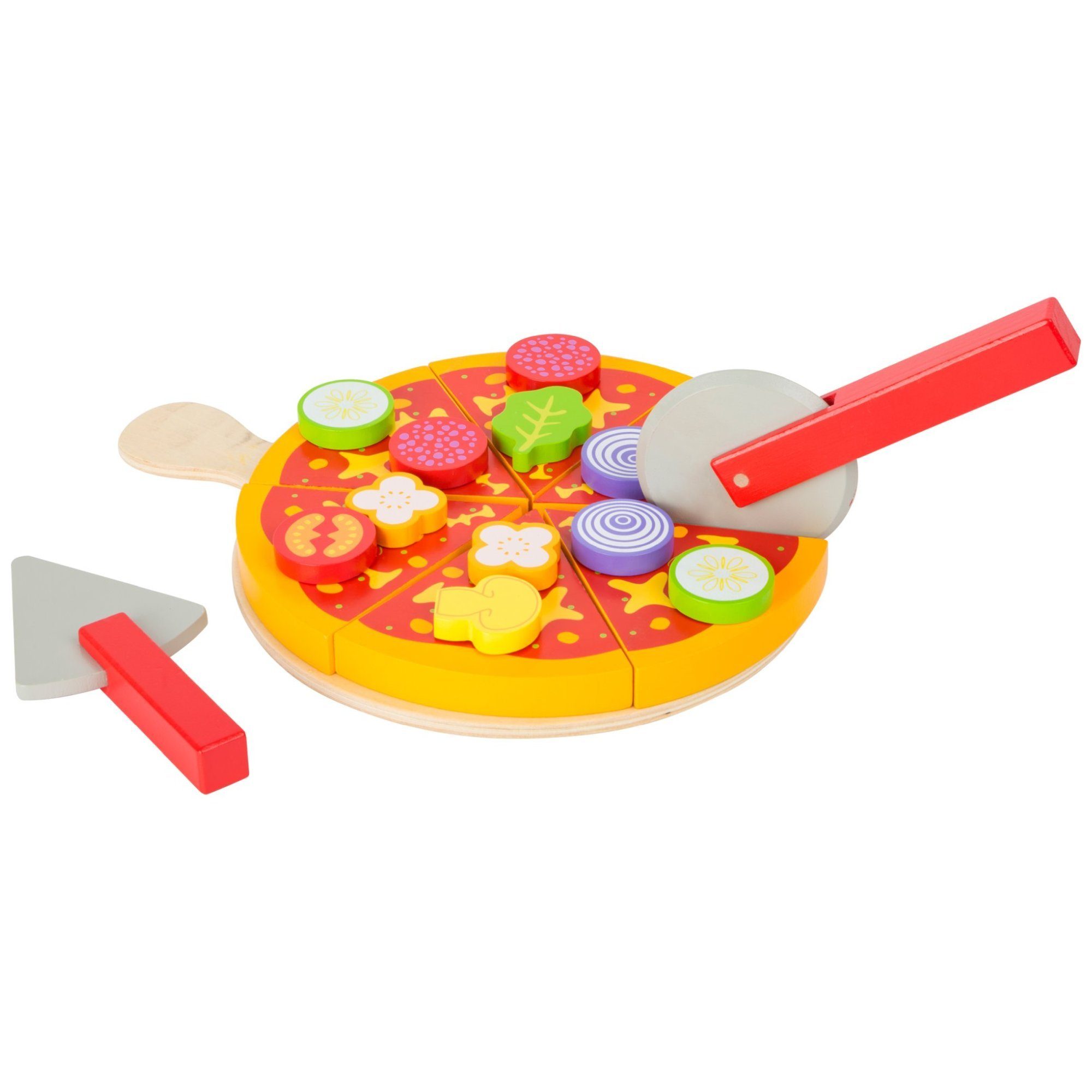 Small Foot Spielküche small foot Schneide Pizza-Set Holz
