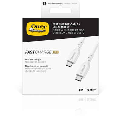Otterbox Standard USB-C zu USB-C PD-Kabel 1m USB-Kabel, USB Typ C, (100 cm)