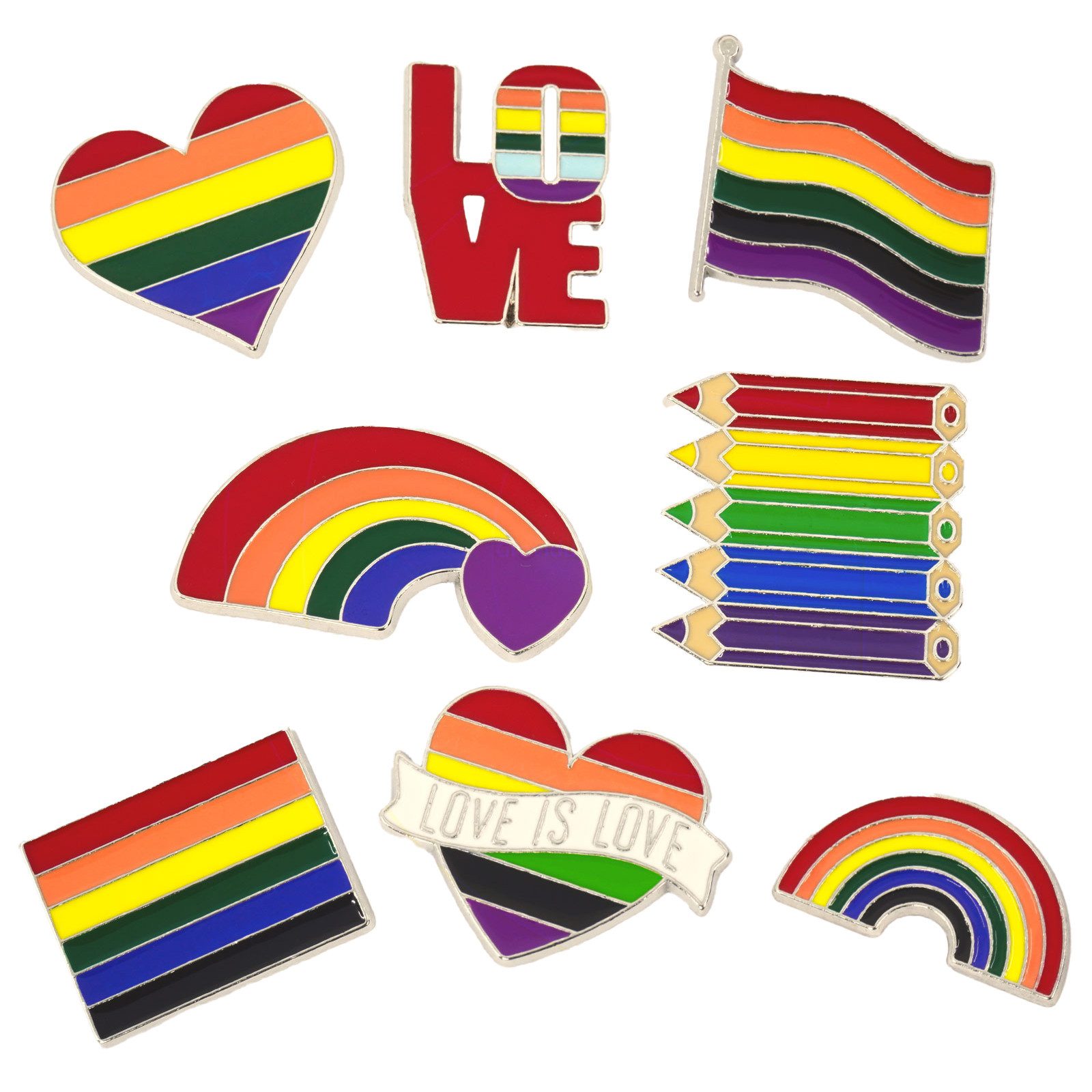 Gravidus Broschen Set Pride 8er Set günstig online kaufen
