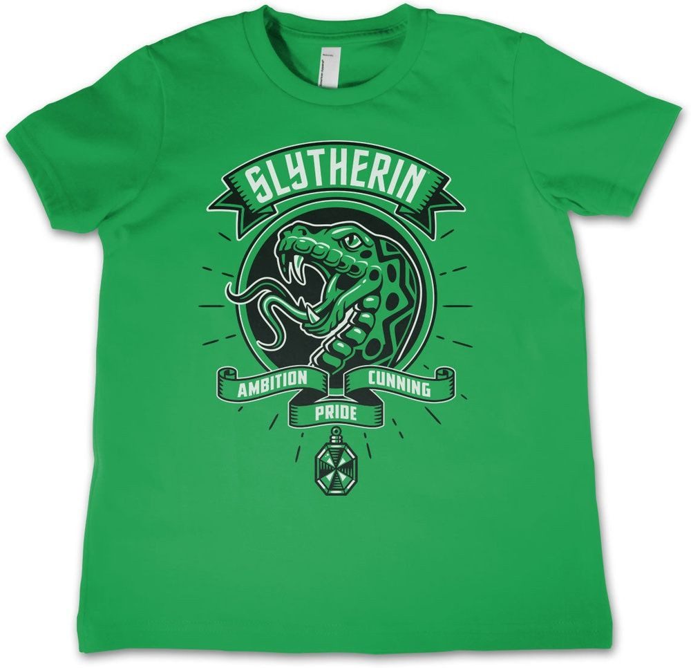 Harry Potter T-Shirt Harry Potter - Slytherin Patch Kids Tee
