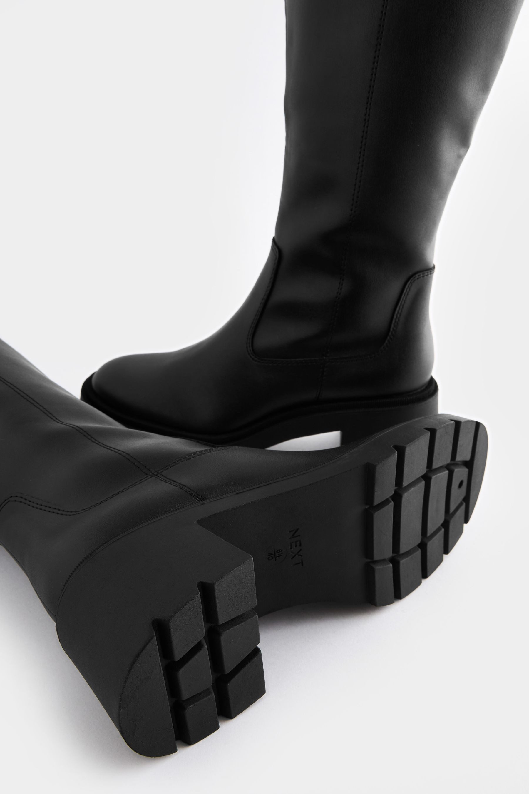 Next Forever Comfort® Klobige kniehohe Stiefel Stiefel (1-tlg)