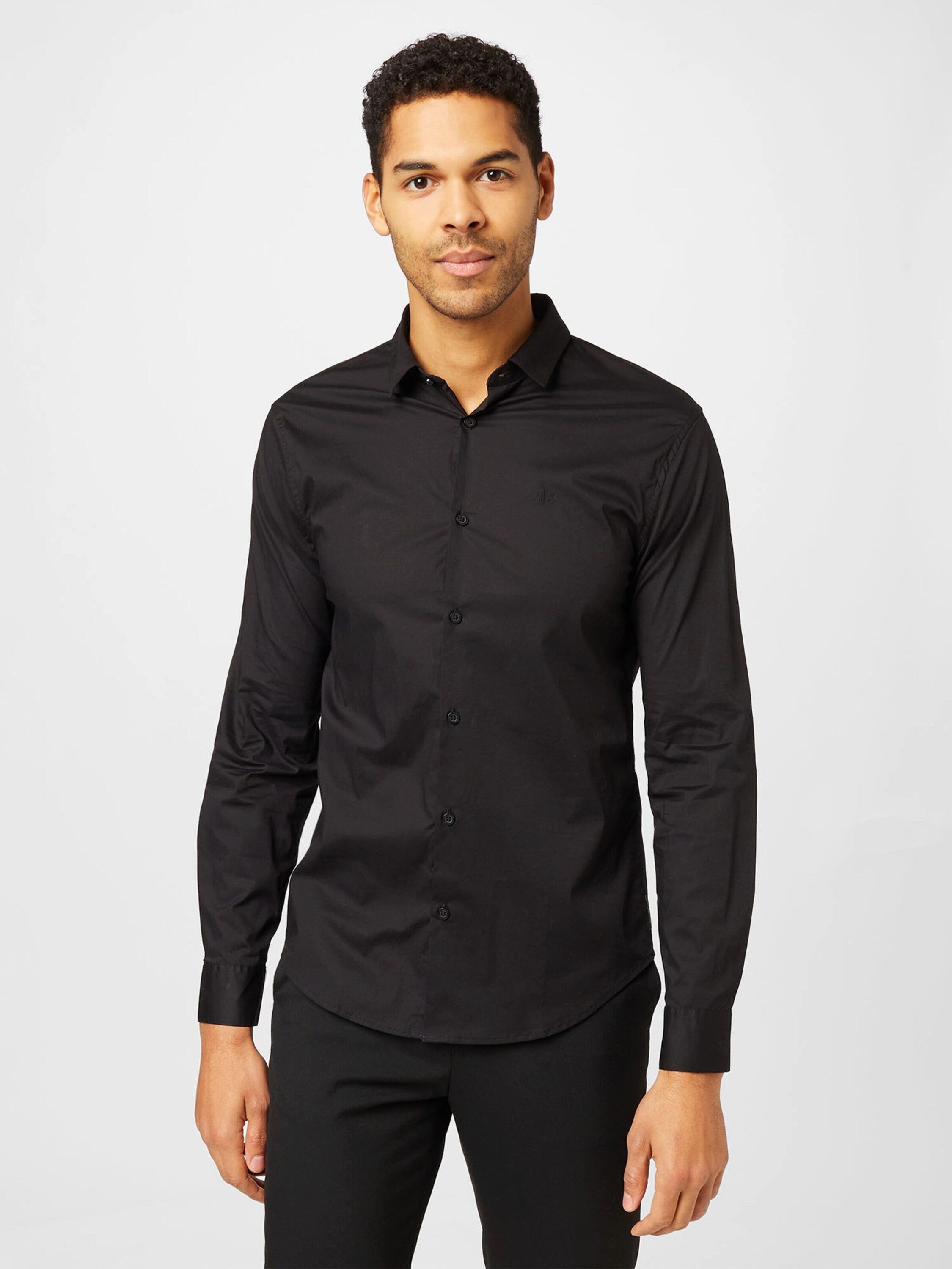 ARMANI EXCHANGE Langarmhemd Tessuto (1-tlg) günstig online kaufen