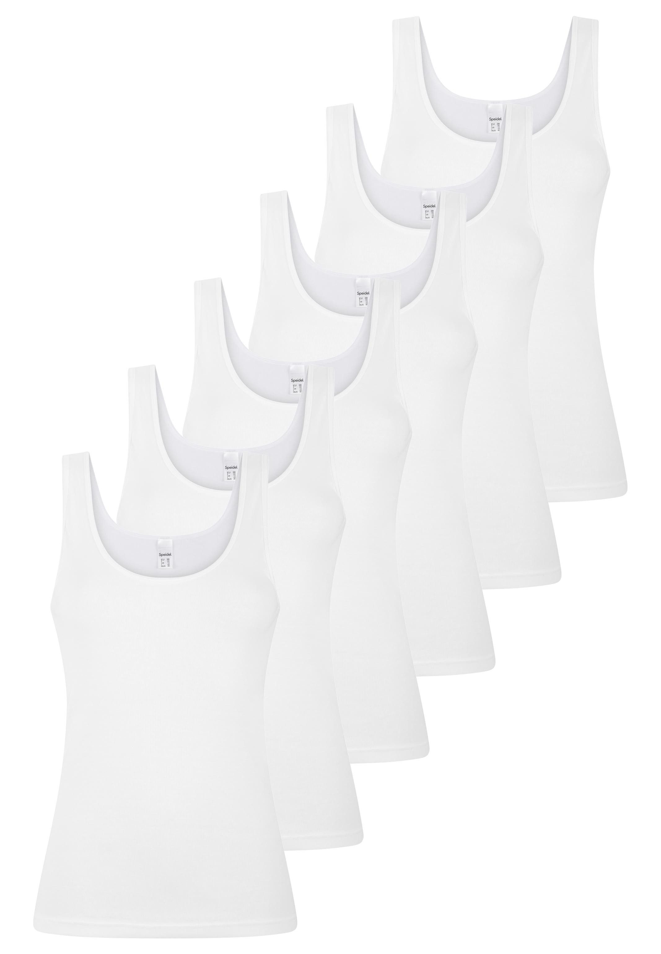 Speidel Unterhemd 6er Pack Basic (Spar-Set, 6-St) Unterhemd / Top - Baumwolle - Atmungsaktiv