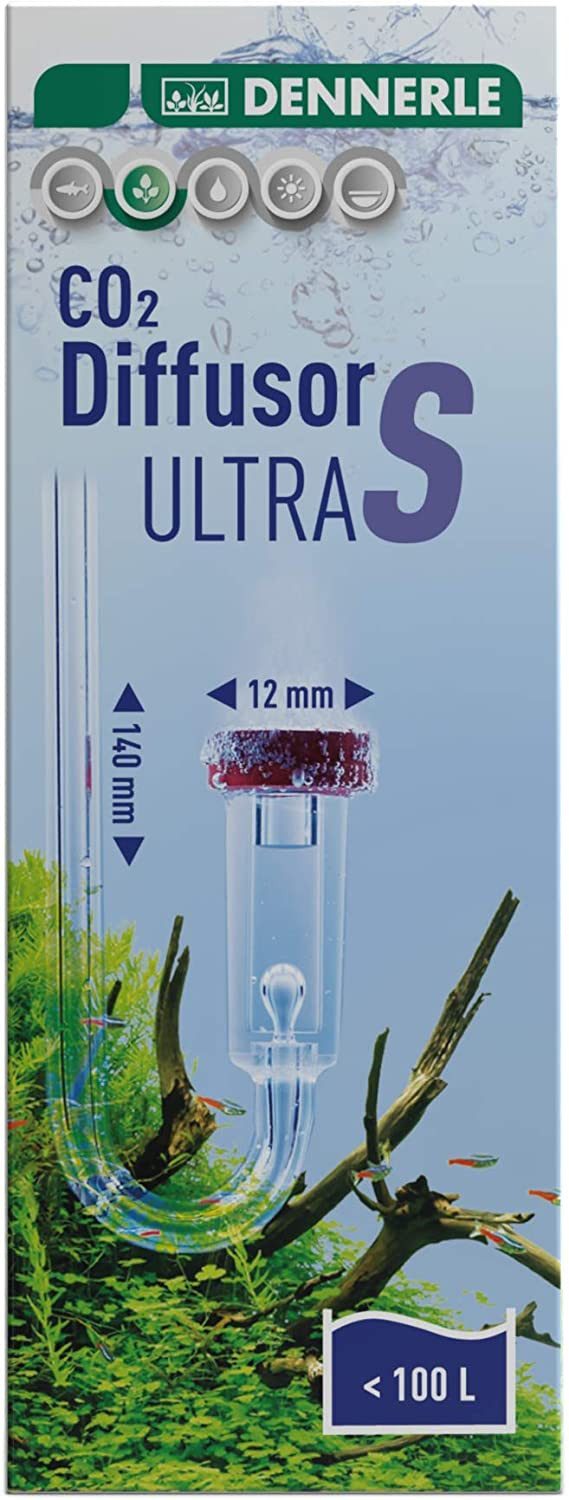 DENNERLE CO2 Diffusor CO2 Diffusor Ultra, 100 l, CO2 Zugabegerät, Für Aquarien bis 100 Liter