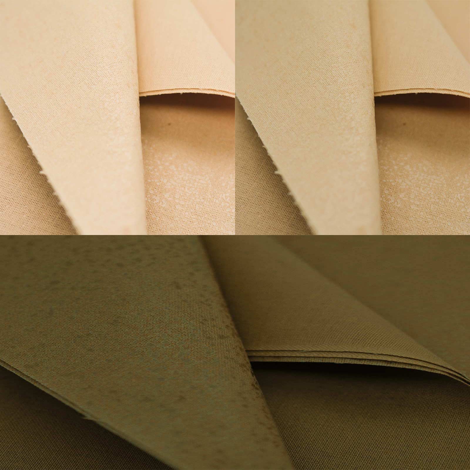 maDDma Aufnäher 3 zuschneidbare Flicken, Stoff - 100 % Baumwolle, Klebstoff - Polyethylen, braun beige hellbeige
