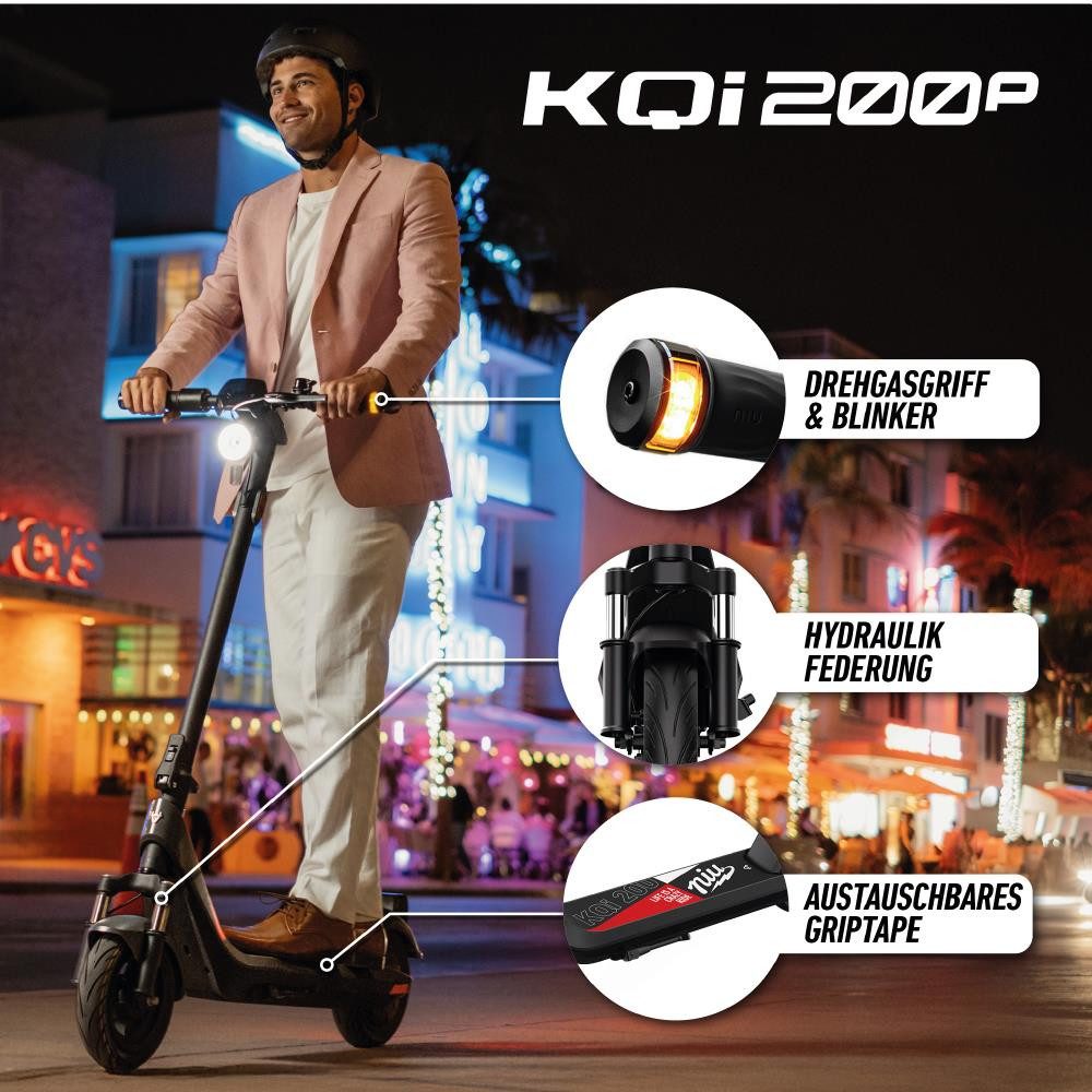 NIU E-Scooter KQi 200P, 20 km/h