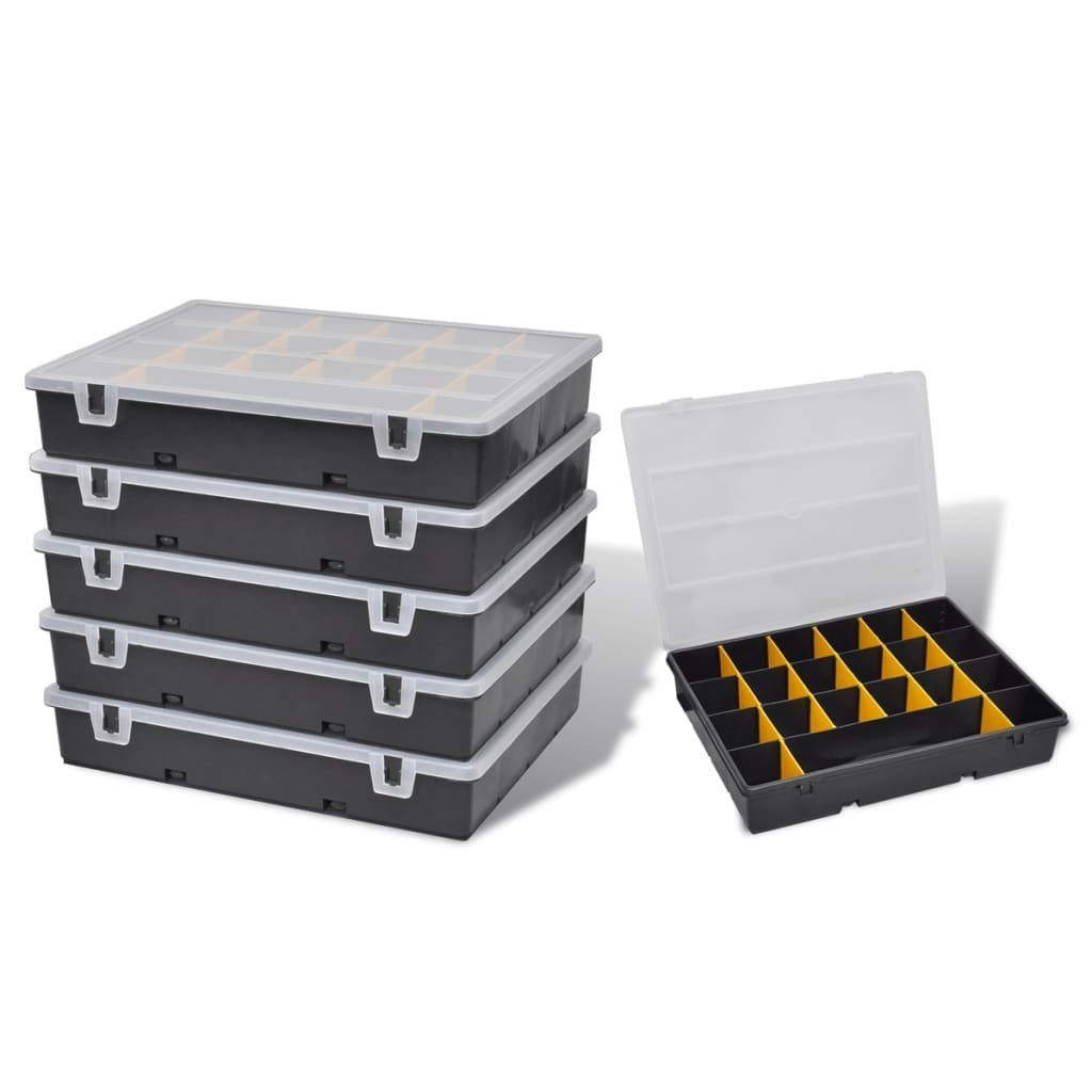 Werkzeugbox Stk. vidaXL Sortimentsboxen 6