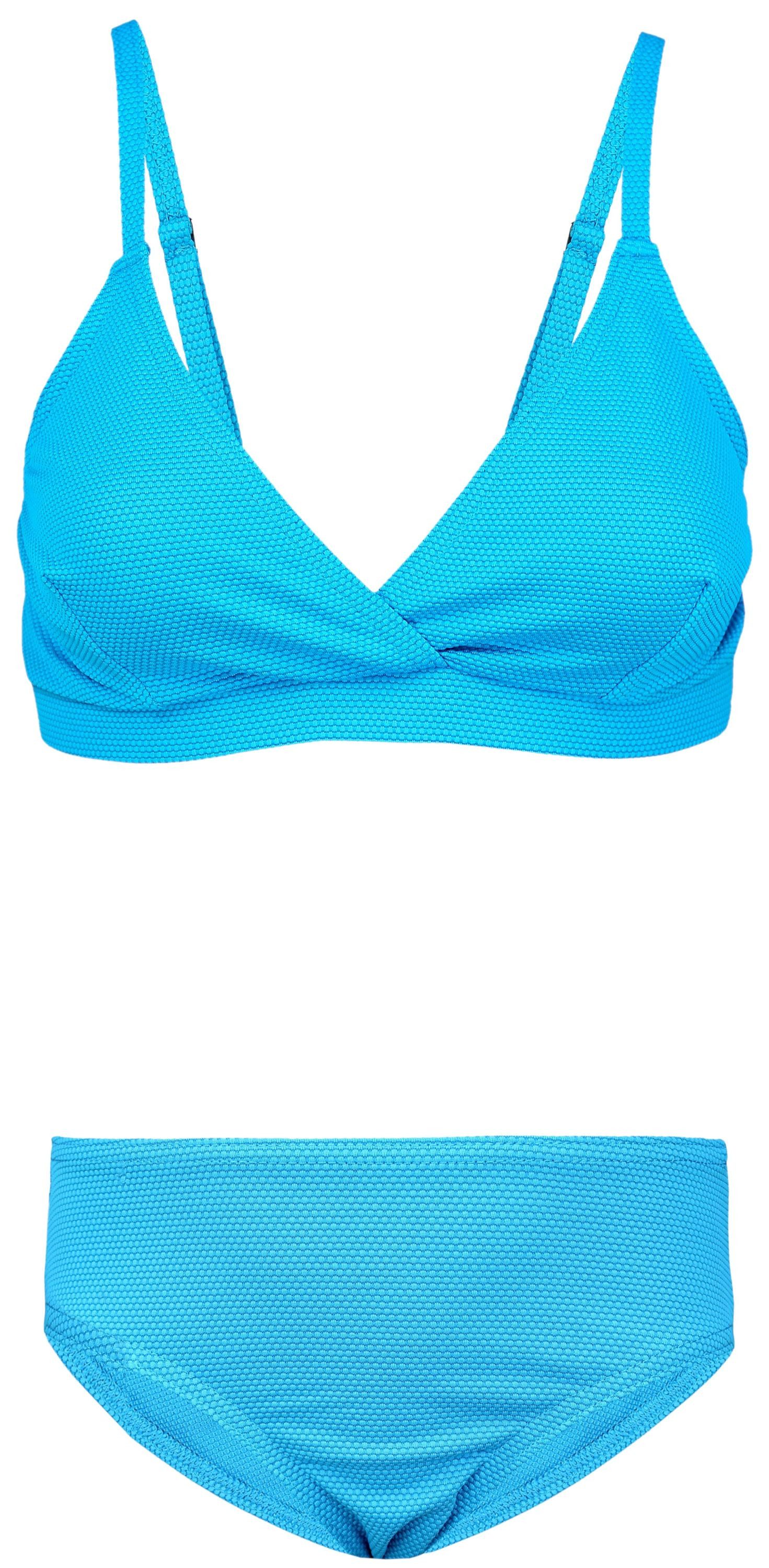 Aquarti Bustier-Bikini Aquarti Mädchen Bikini Set Bustier Bikinislip Zweiteiliger Badeanzug