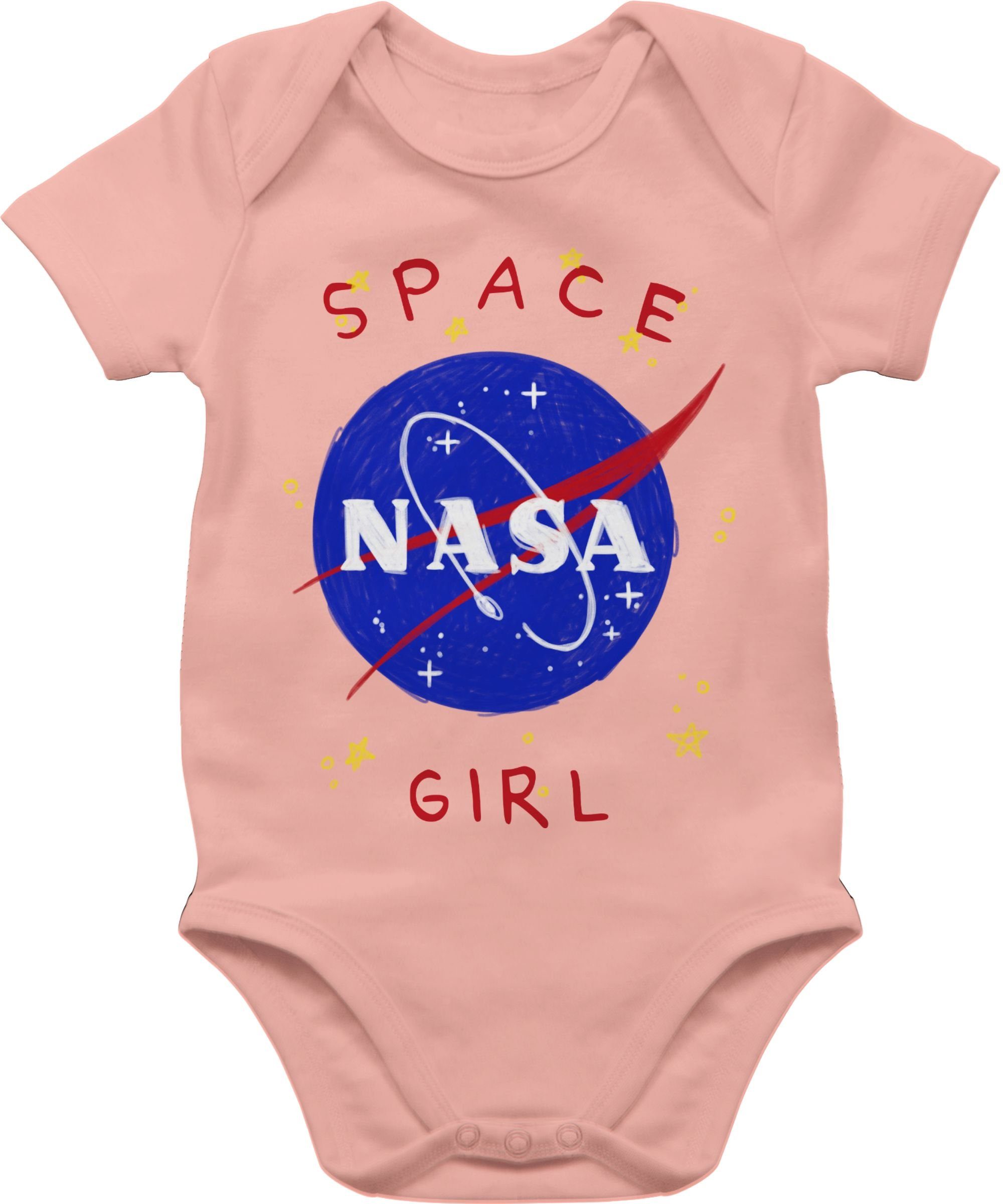 Shirtracer Shirtbody Space Girl Aktuelle Trends Baby 2 Babyrosa