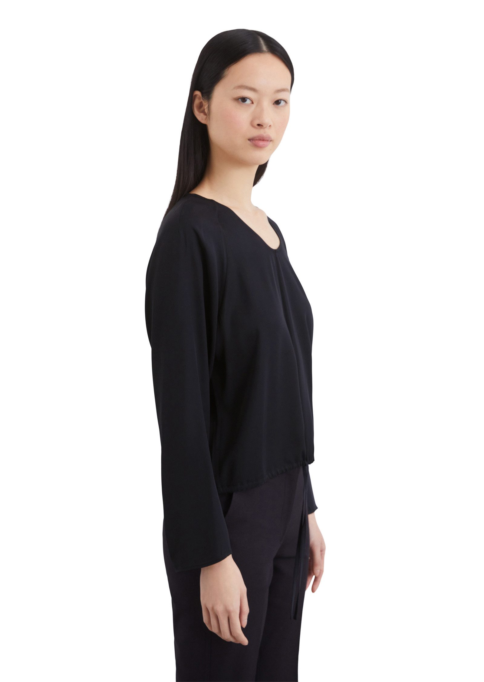 Marc O'Polo Langarmbluse aus LENZING™ ECOVERO™ günstig online kaufen