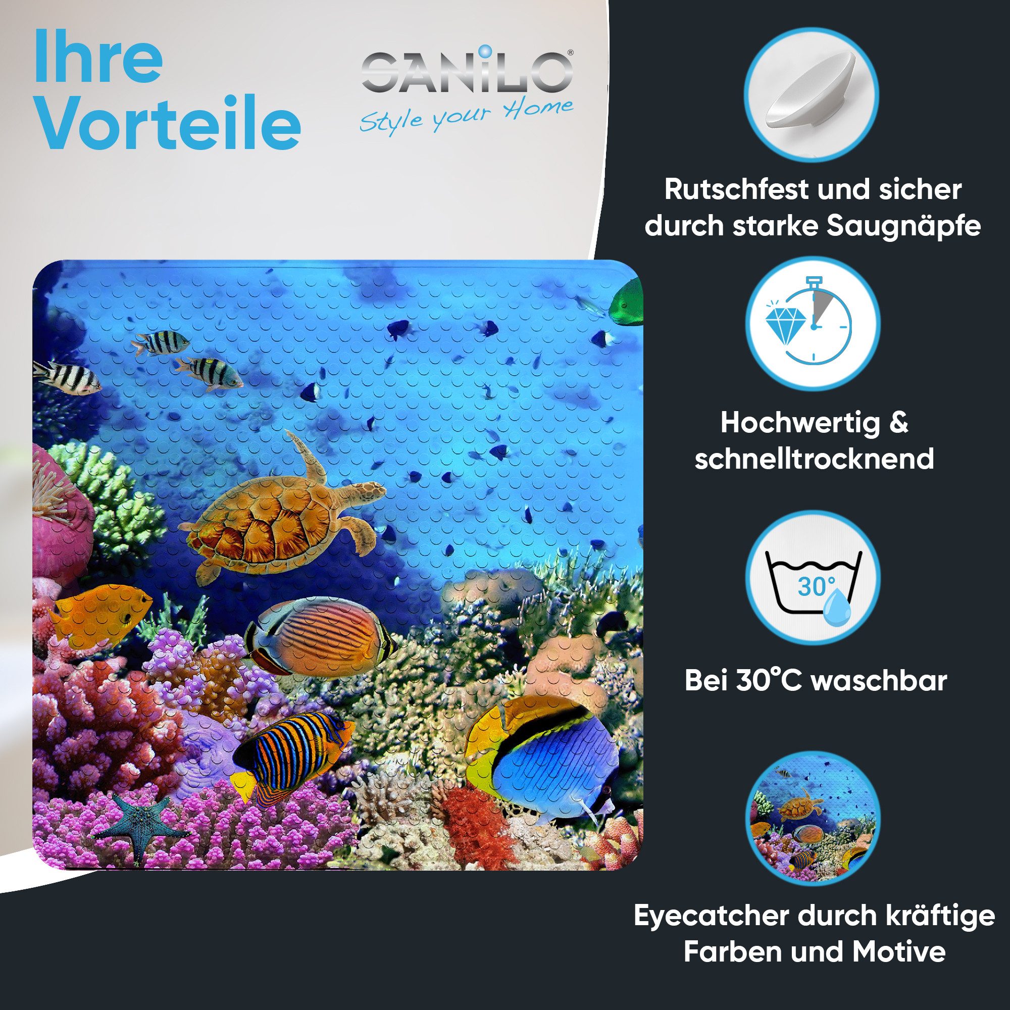 SANILO Badematte Ocean günstig online kaufen