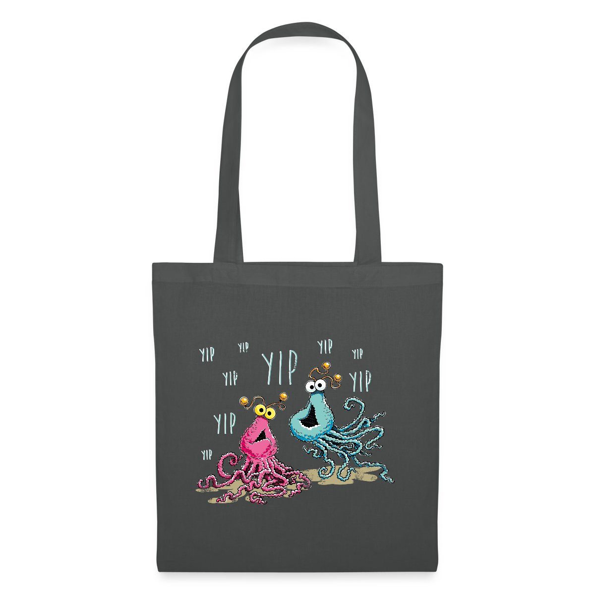 Henkeltasche Sesamstraße Yip Yip Alien Stoffbeutel