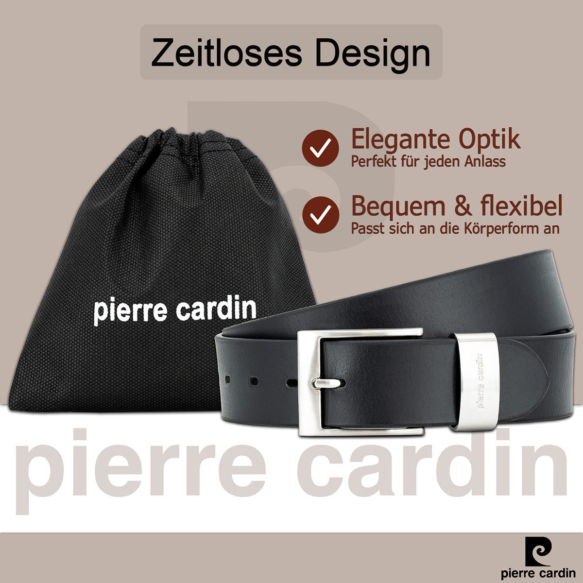 Pierre Cardin Ledergürtel