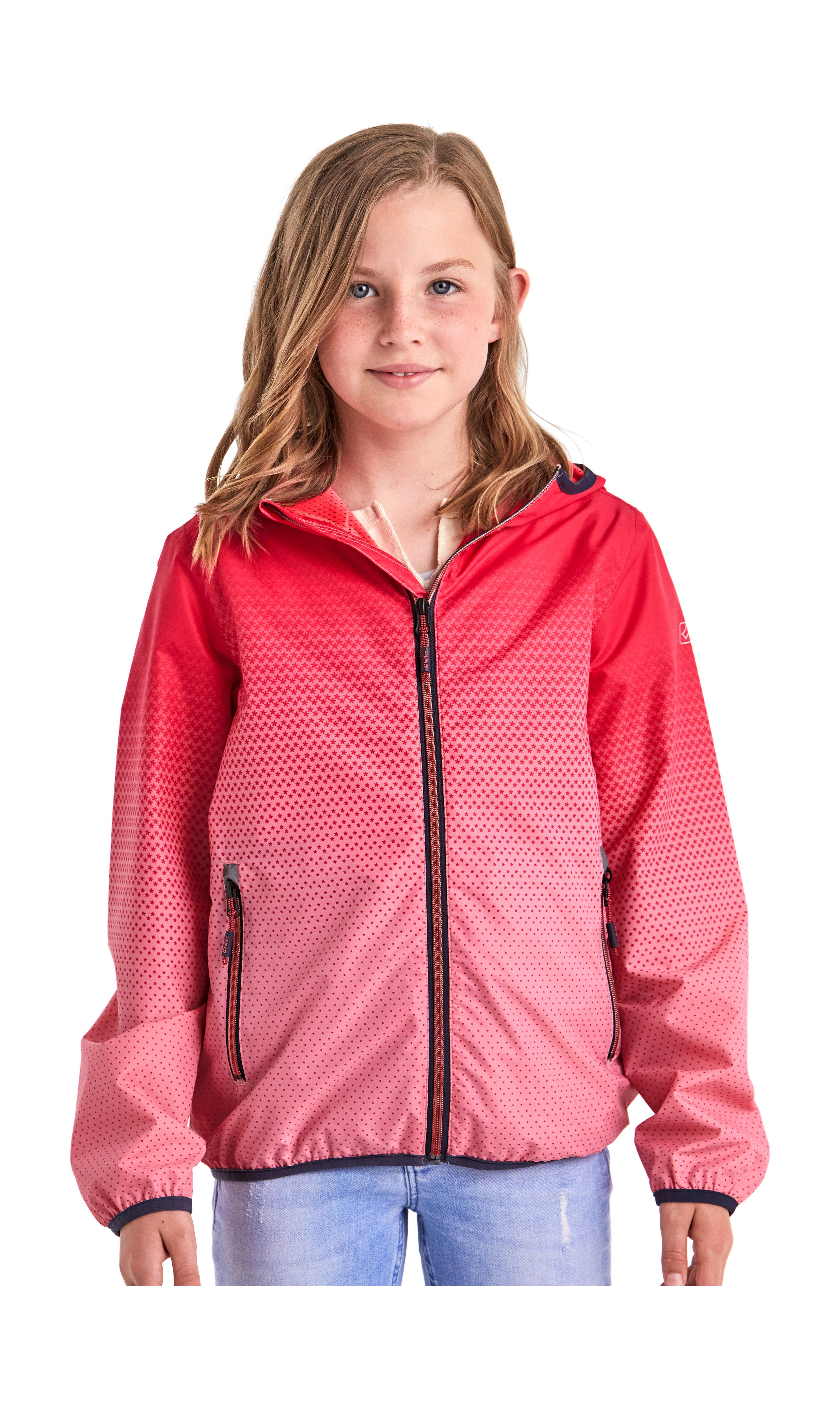 Killtec Outdoorjacke Lyse GRLS JCKT A, praktische Taschen mit Reißverschluss