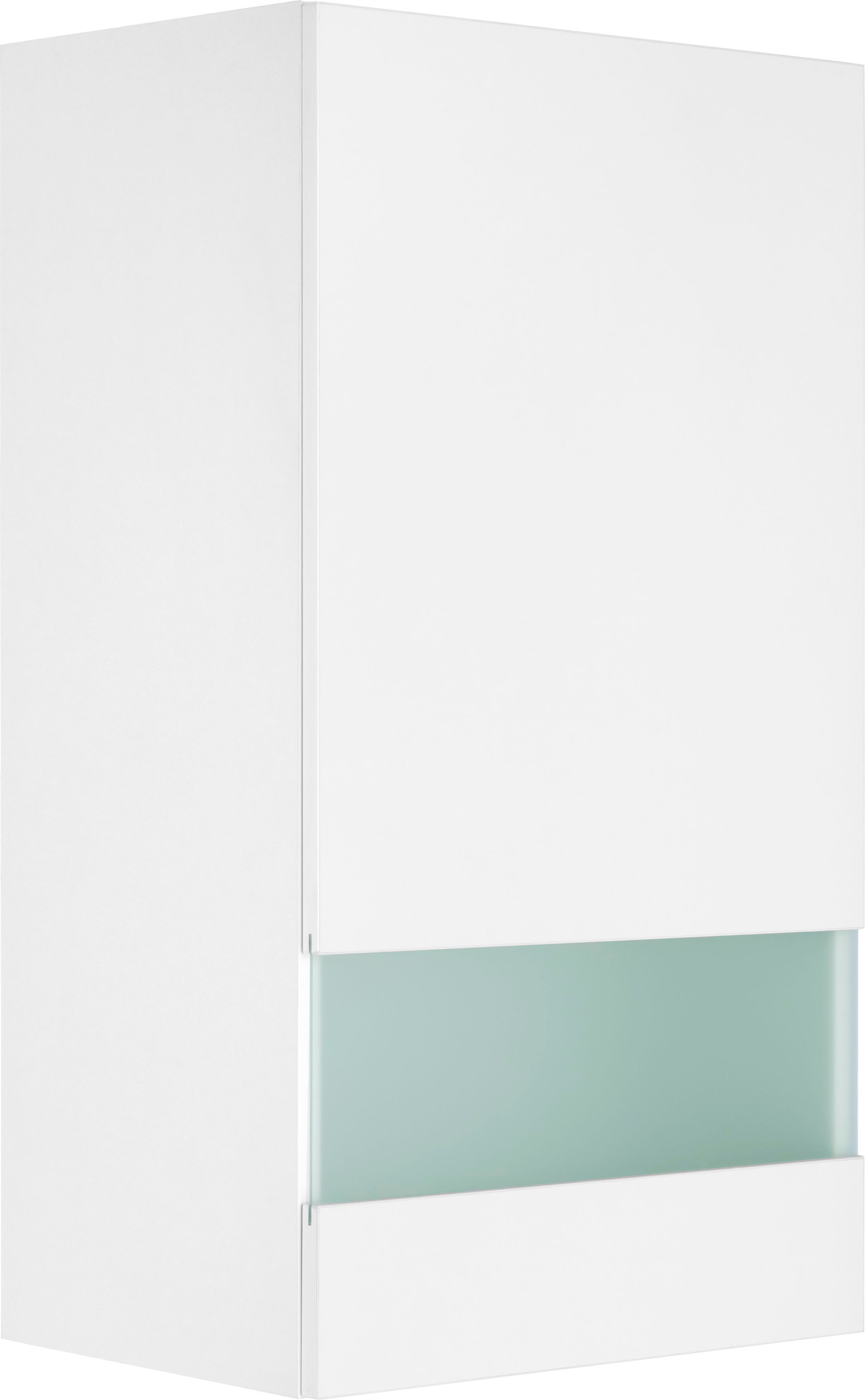 OPTIFIT Glashängeschrank Roth Breite 50 cm, 89,6 cm hoch weiß/weiß | weiß | Hängeschränke