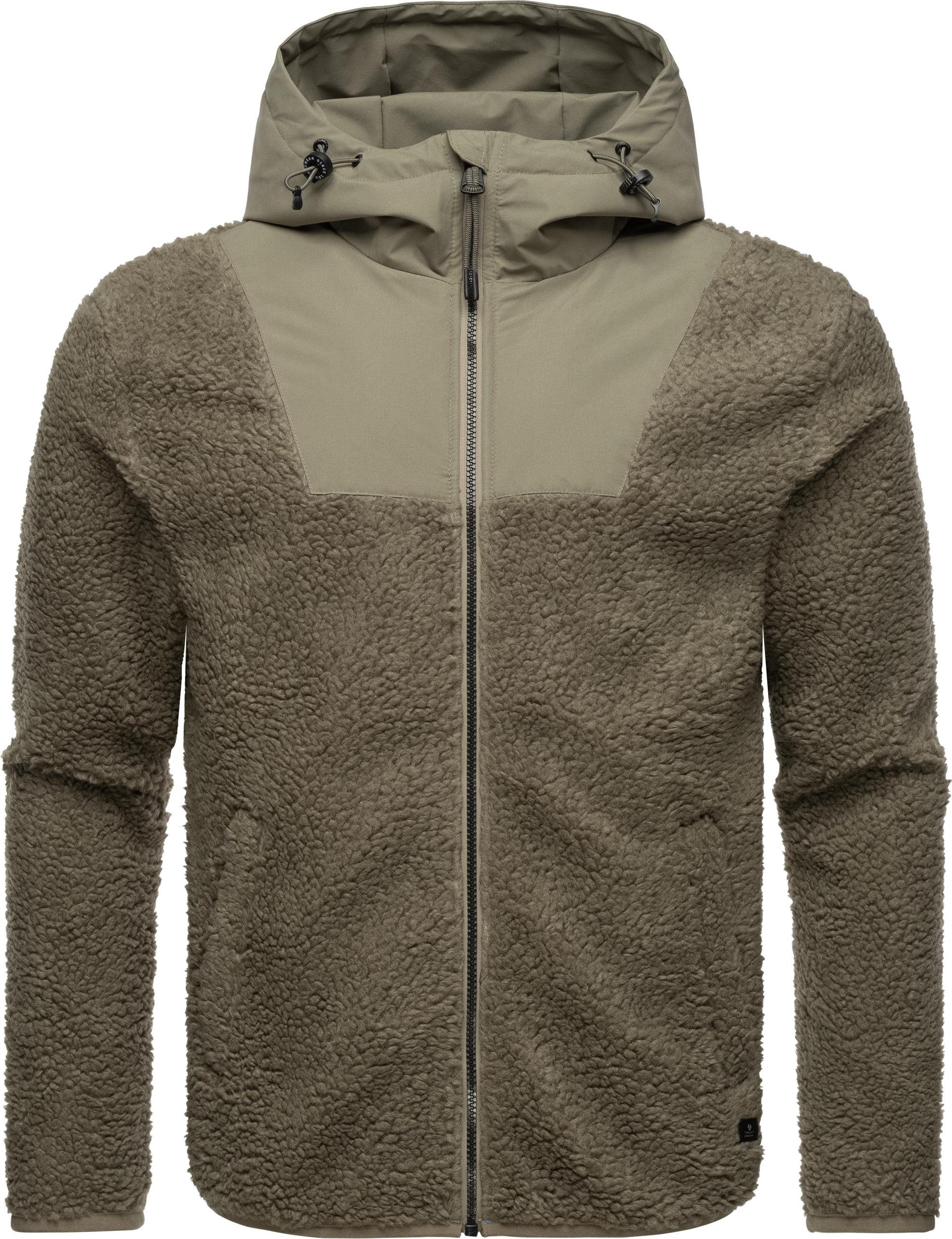 Ragwear Fleecejacke Adar Angesagte Herren Plüschjacke günstig online kaufen