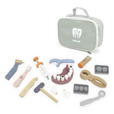 LeNoSa Spielzeug-Arztkoffer Zahnarzt Rollenspiel • aus Buchenholz gefertigtes Spiele-Set