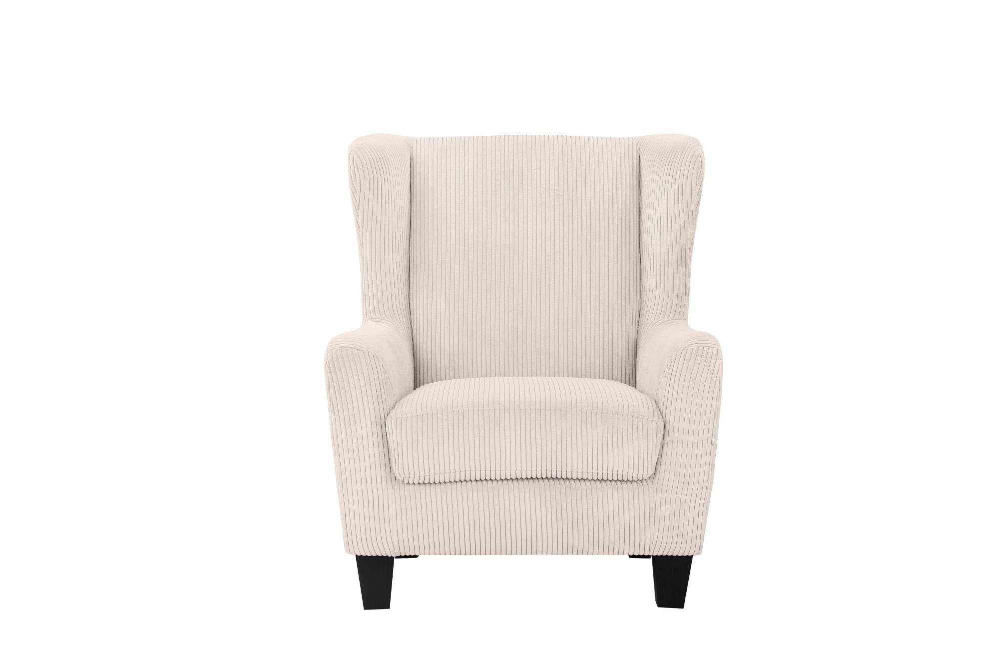 Home affaire Ohrensessel Chilly, Sessel mit Hocker (Set, 2-St., bestehend a günstig online kaufen