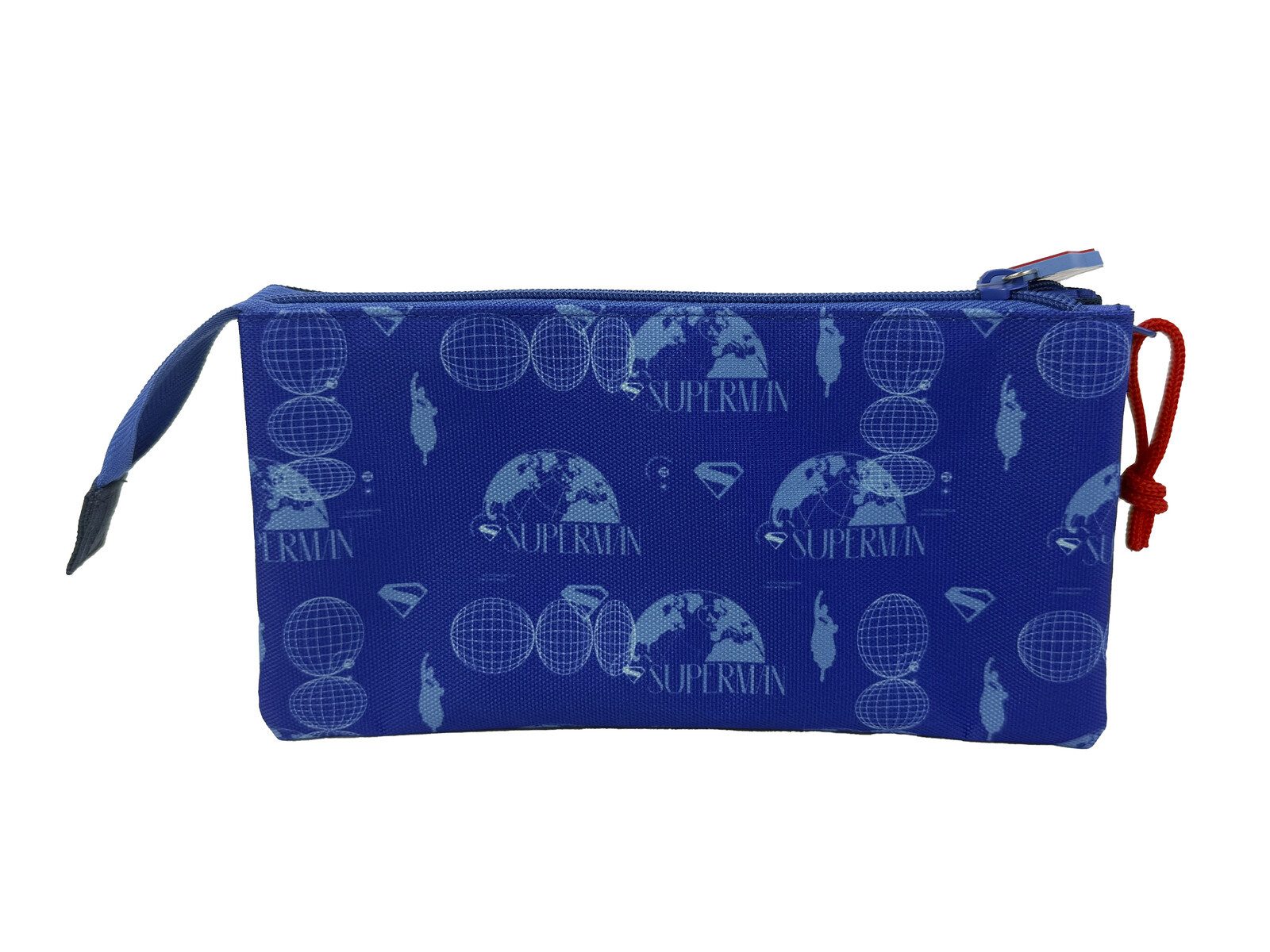 Superman Federmäppchen Schuletui Triple Schulmäppchen Organizer