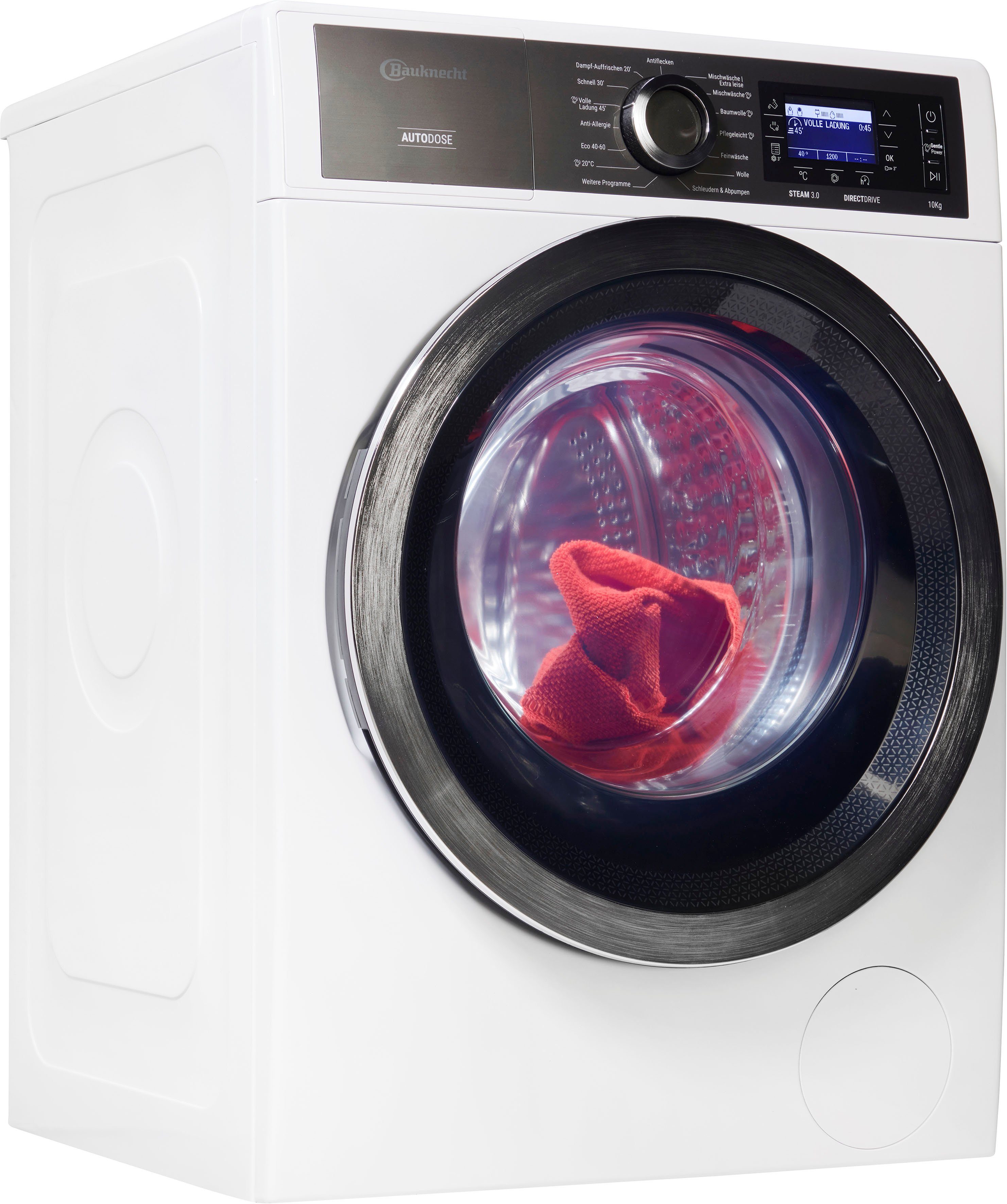 BAUKNECHT Waschmaschine B8 W046WB DE, 10 kg, 1400 U/min, AutoDose, 4 Jahre  Herstellergarantie