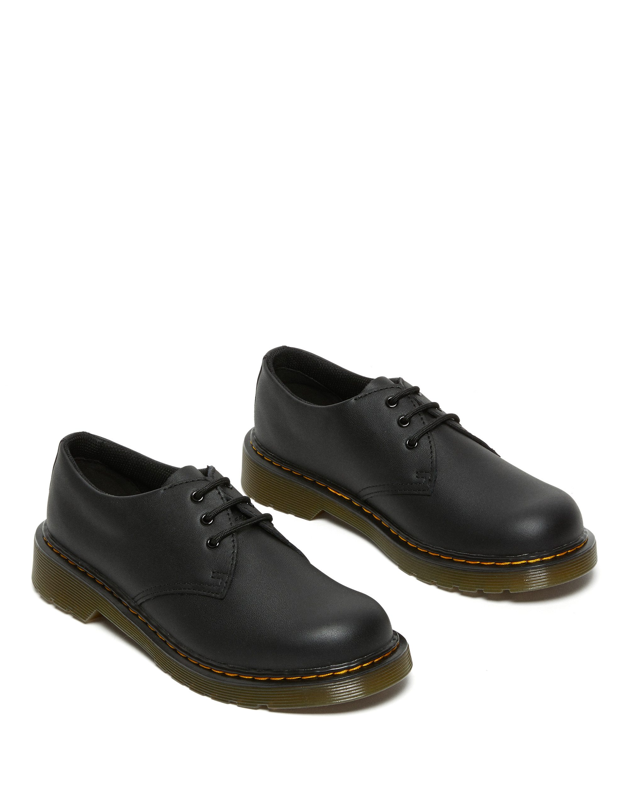DR. MARTENS 1461 Y Black Softy T Youth Lace Shoe Schnürschuh Kinderschuh, Schnürschuh, Freizeitschuh mit Blockabsatz