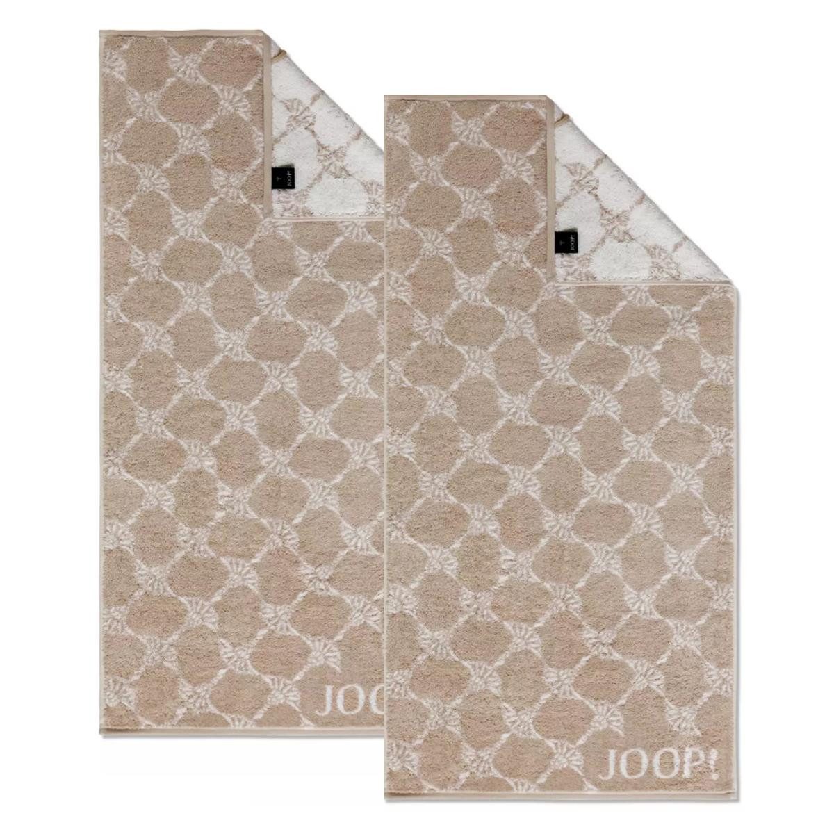JOOP! Handtuch 2 Stück Joop! Handtuch Cornflower 1611-30 Sand 50x100, Walkf günstig online kaufen