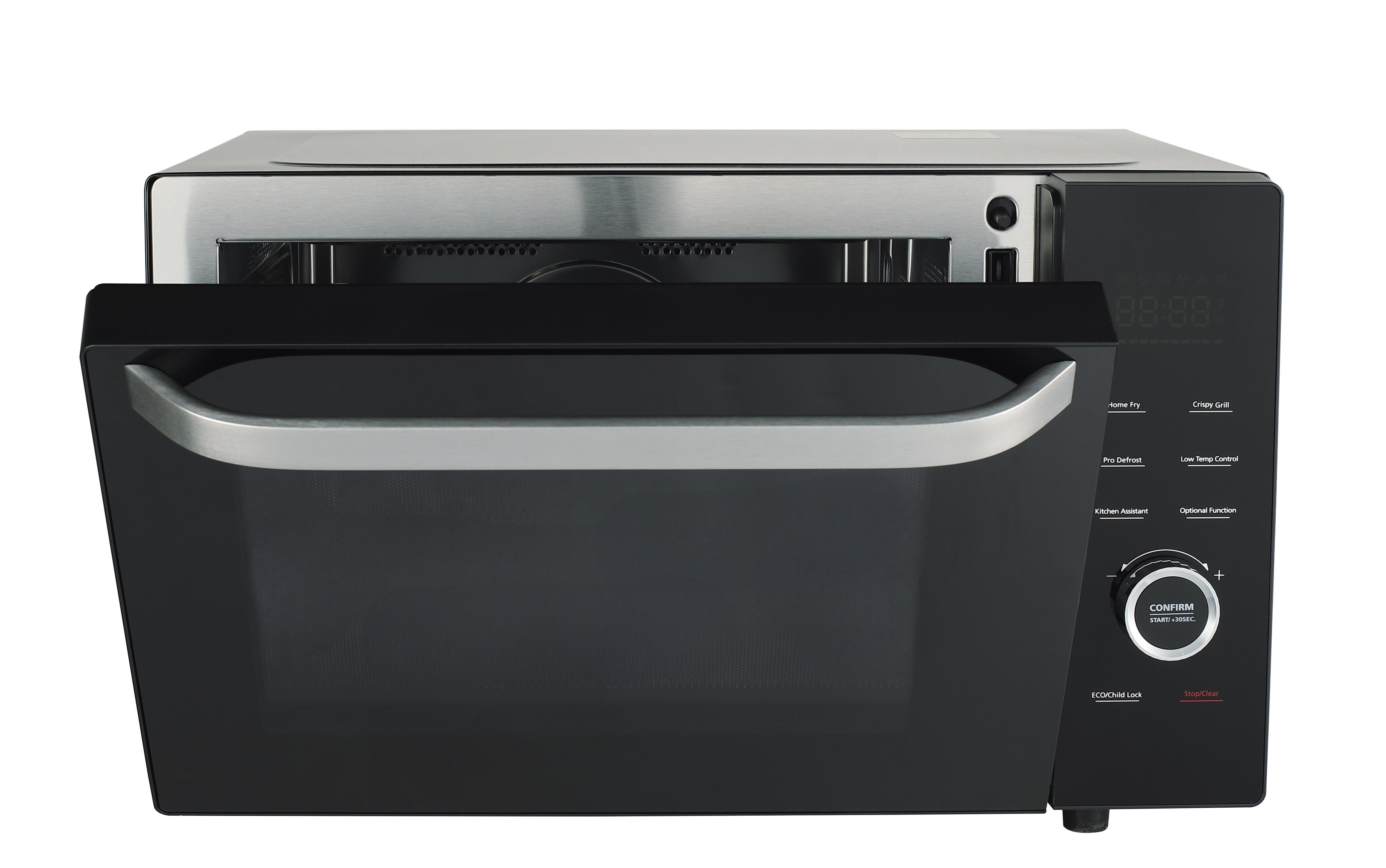Smad Mikrowelle, Grill, Mikrowelle, BBQ-Funktion, Heißluft, Grill und Heißluft, 34,00 l, 3-in-1 Gerät,mit Grill und Heißluft,Kindersicherung