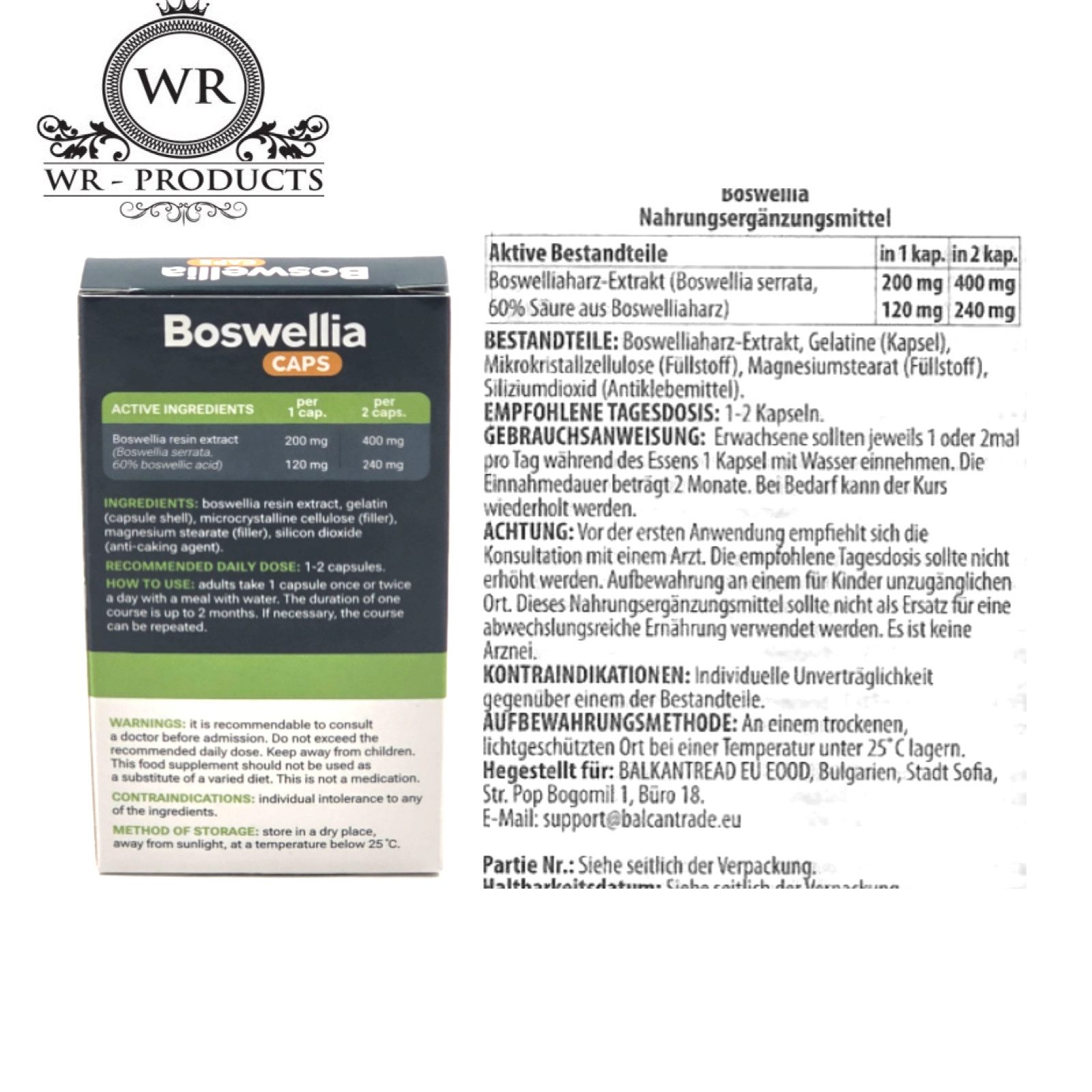 Boswellia Boswellia Kapseln Kapseln, 3.16 g