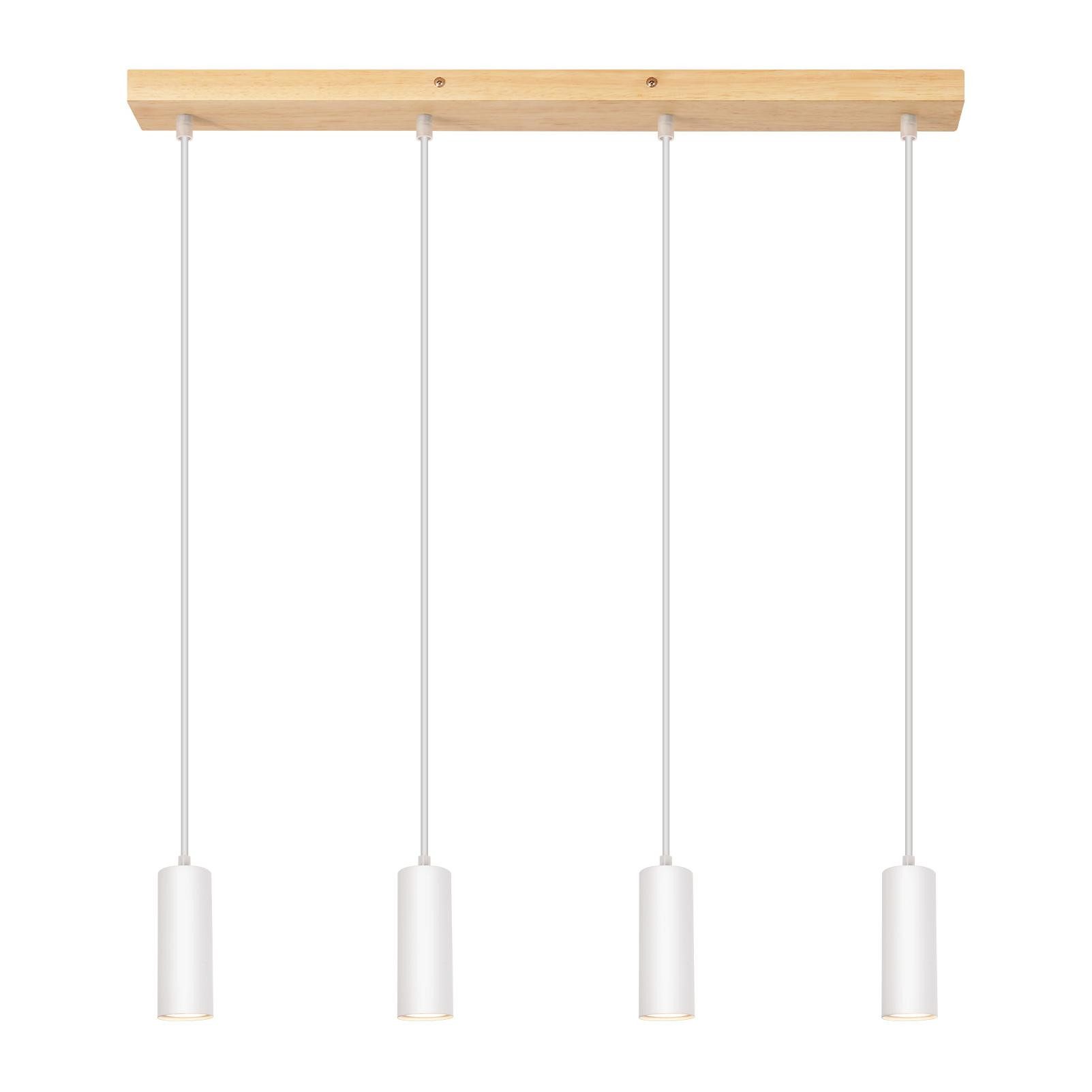 ZMH Pendelleuchte 4 Flammig Holz Esstisch günstig online kaufen