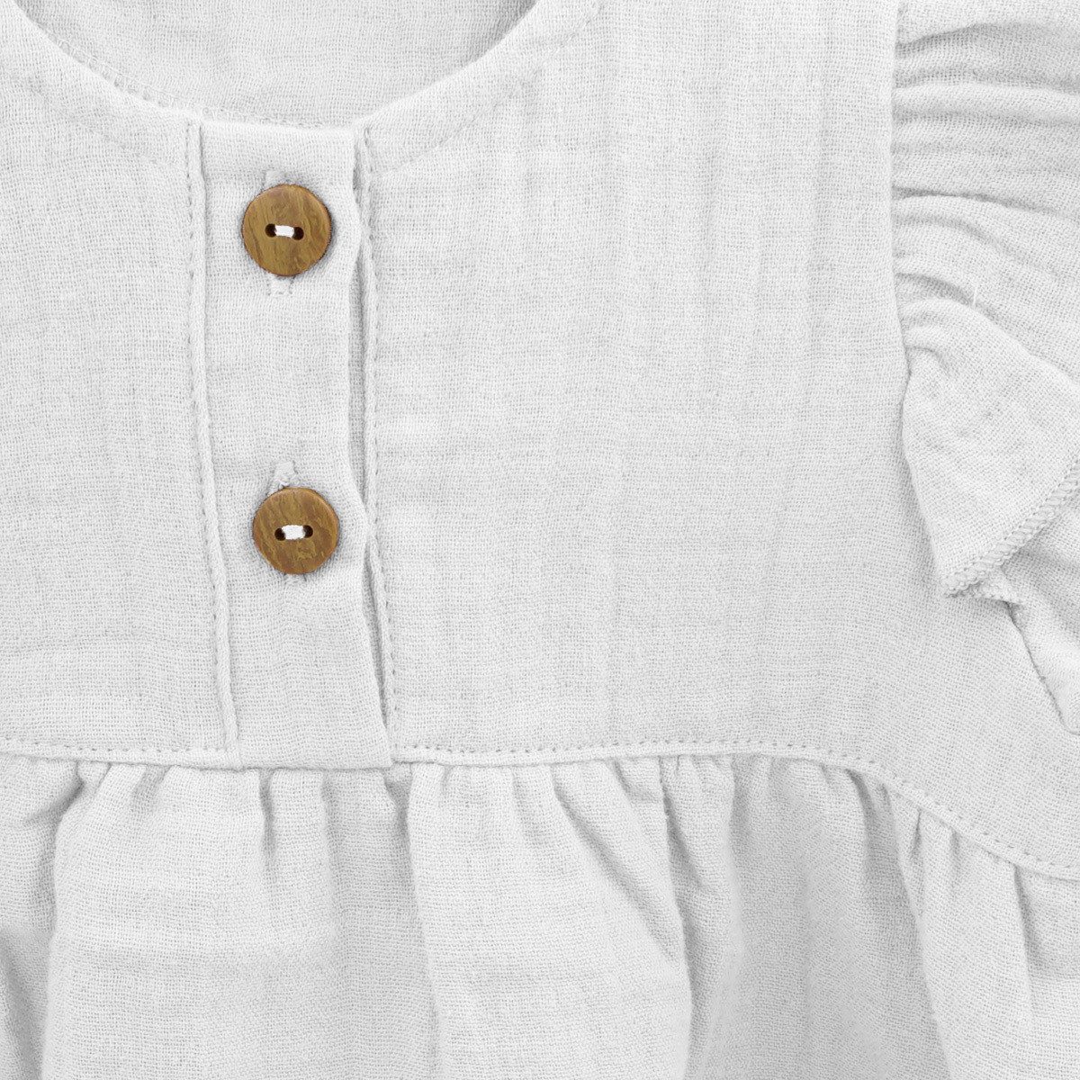 MAXIMO Sommerkleid GOTS BABY GIRL-Kleid, Kurzarm Musselin, Futter (1-tlg)