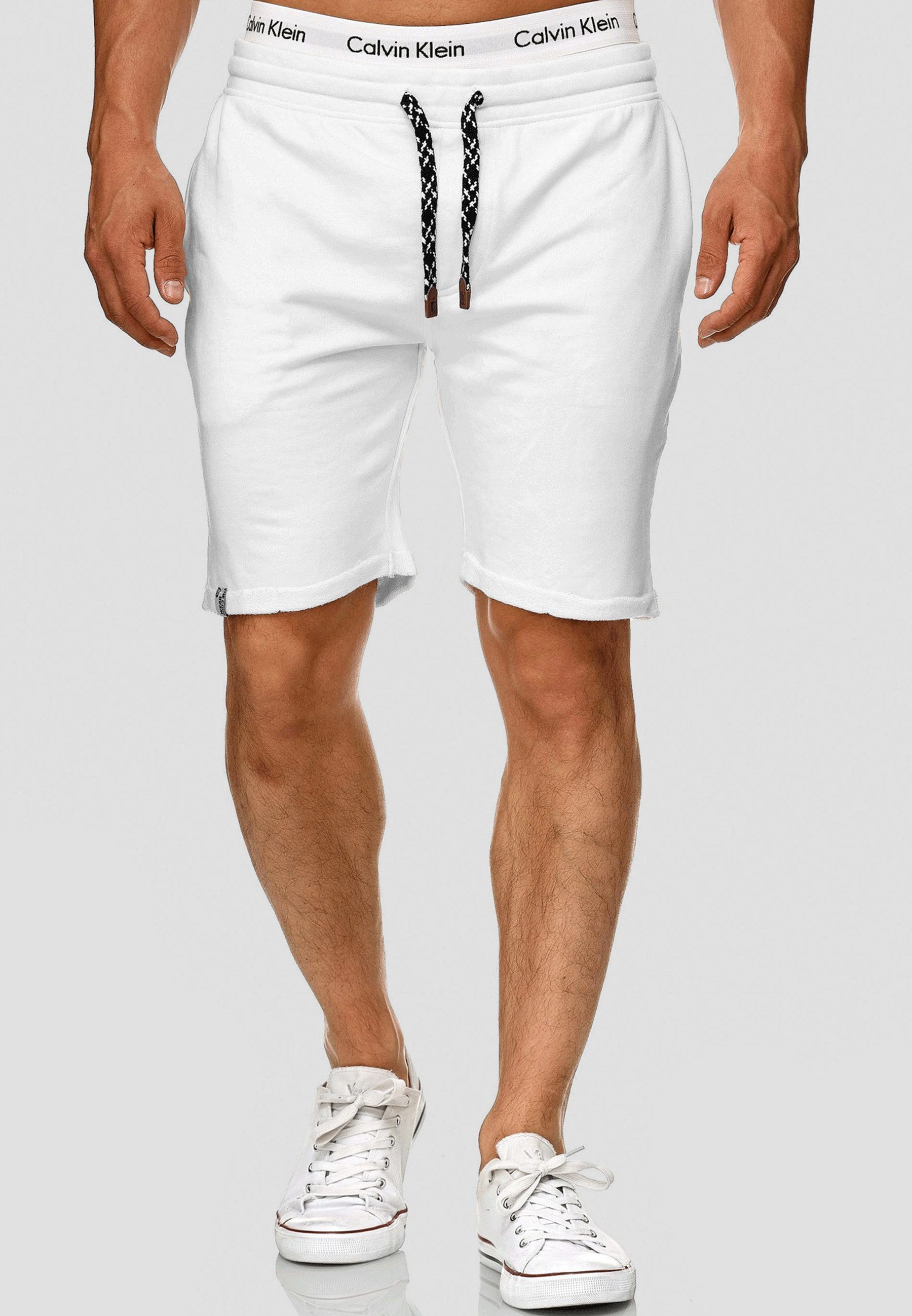 Indicode Sweatshorts 2-Pack Eddy elastischer Bund günstig online kaufen