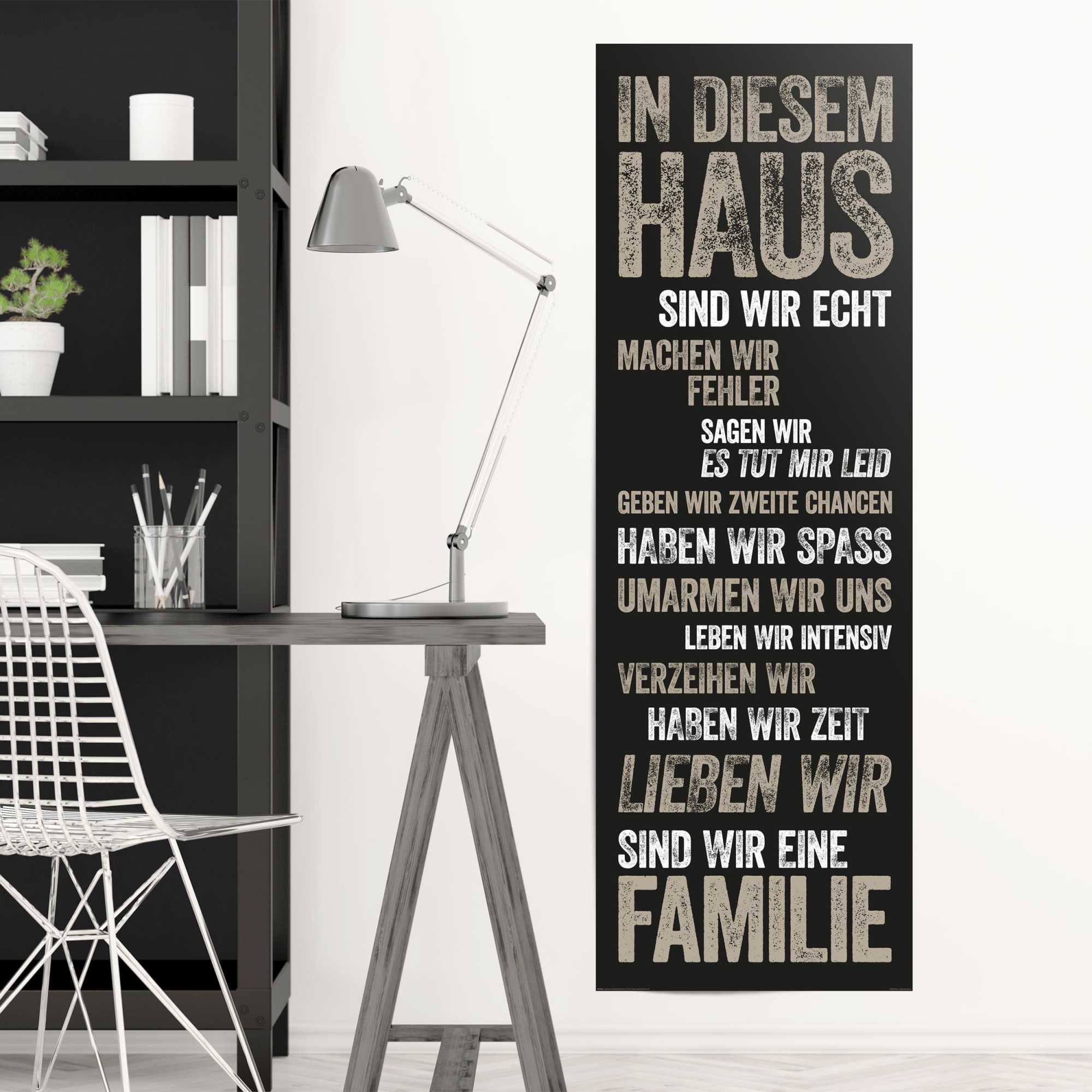 Reinders! Poster »In diesem Haus«, (1 Stück)-HomeTrends