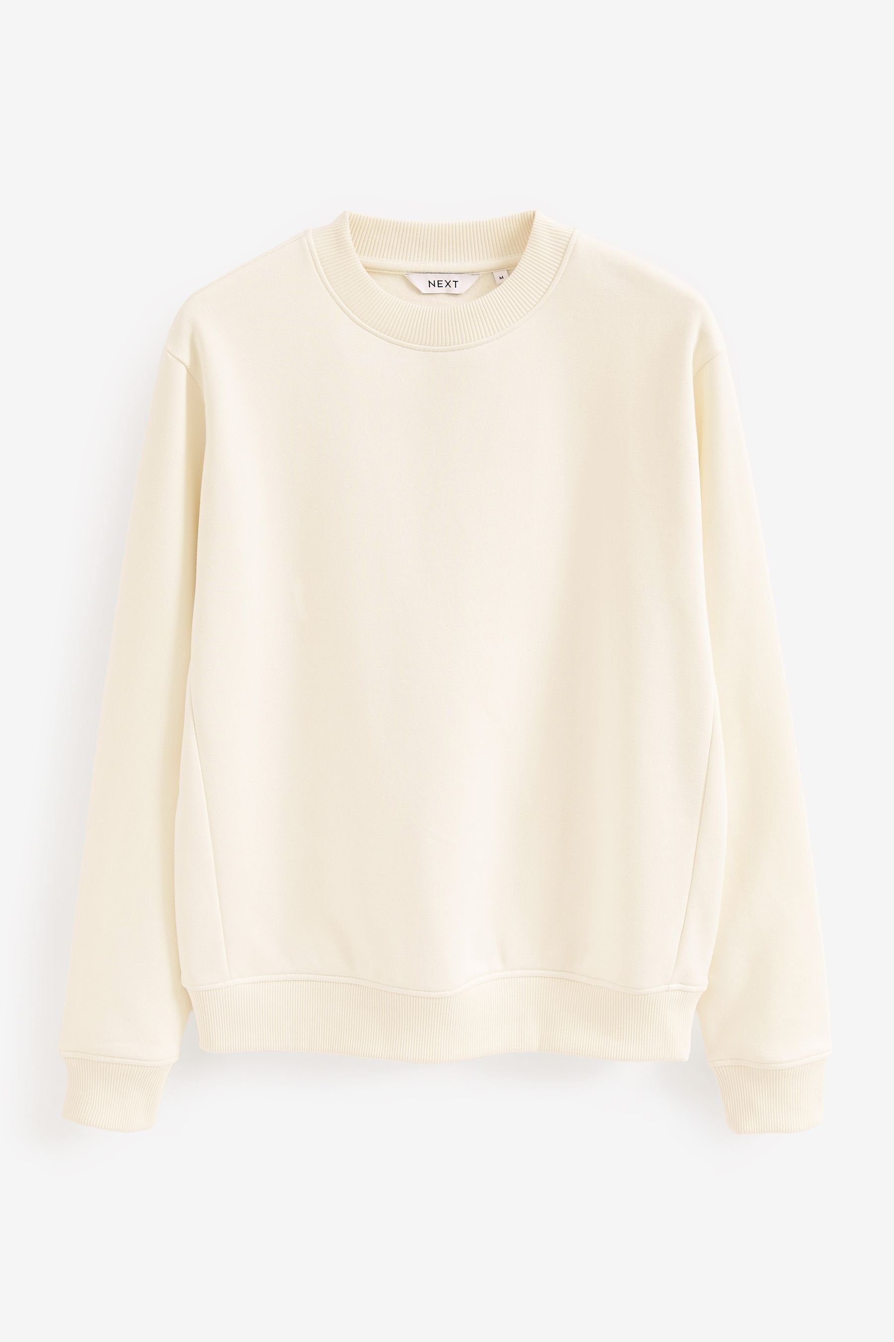 Sweatshirt Sweatshirt mit Rundhalsausschnitt
