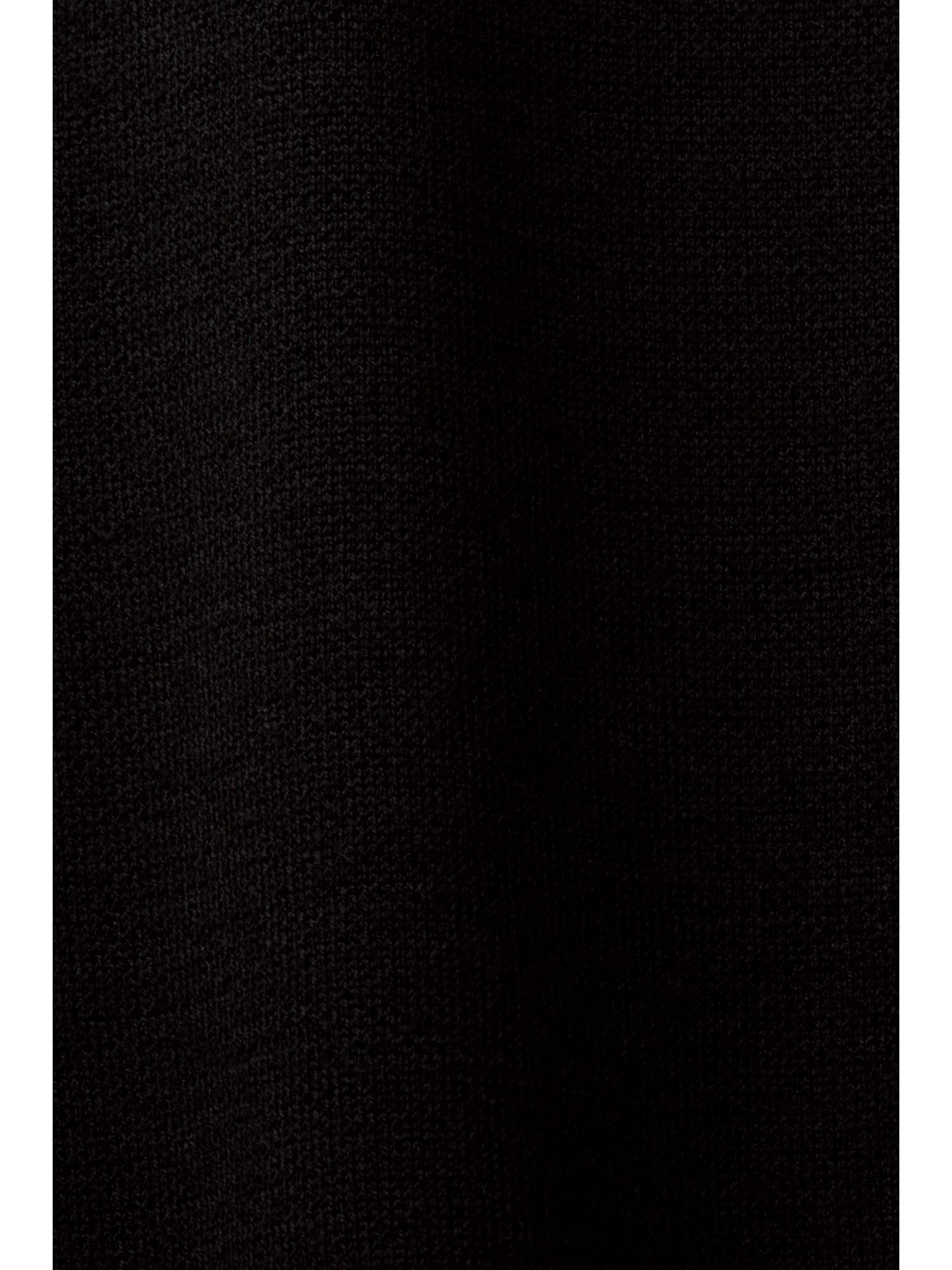 Esprit Minikleid Ärmelloses Minikleid aus Wollmix BLACK