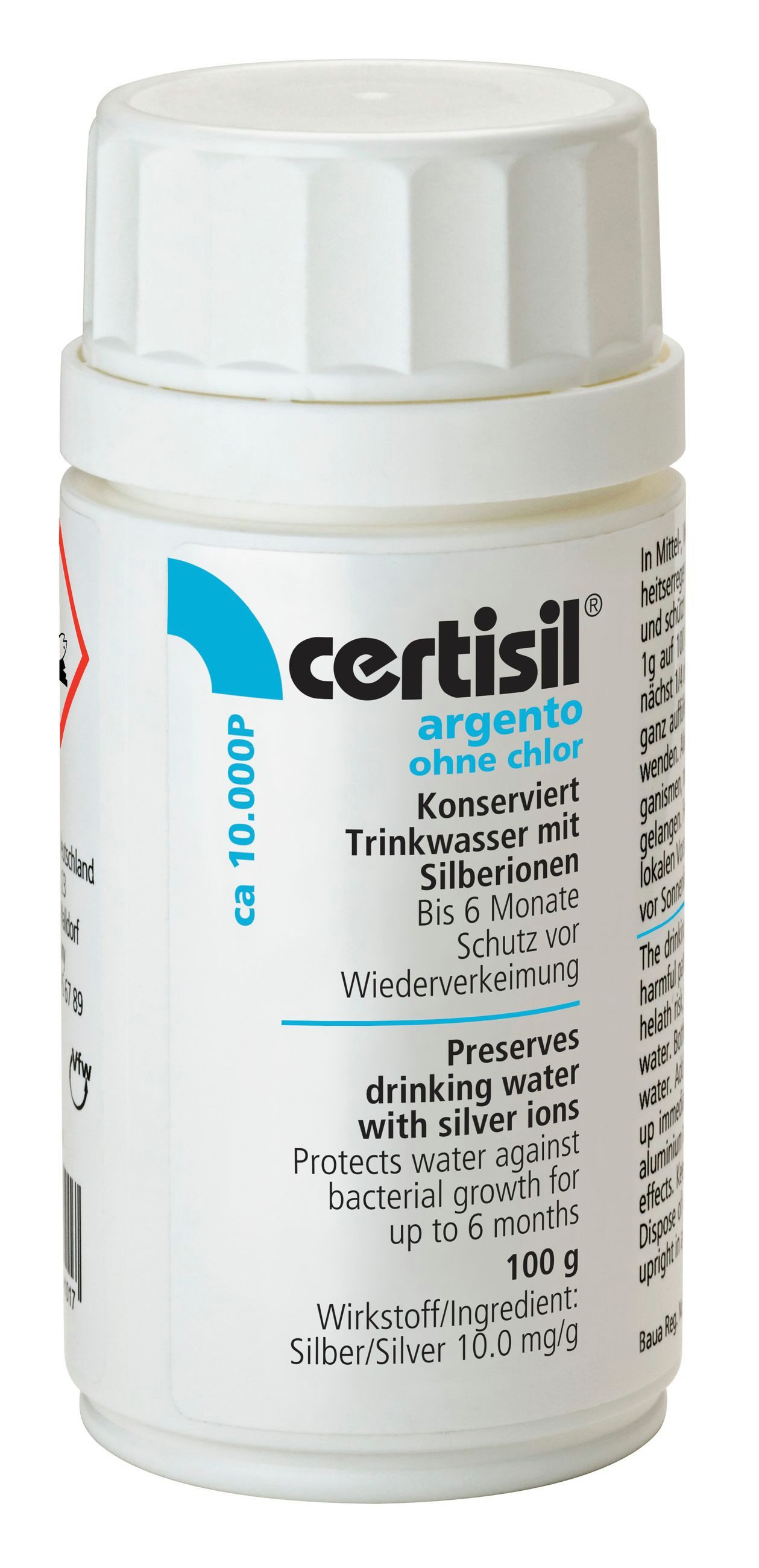 Certisil Wasserfilter Certisil Argento ca 10.000 p - Wasserreinigung für Tanks mit 10.000 L