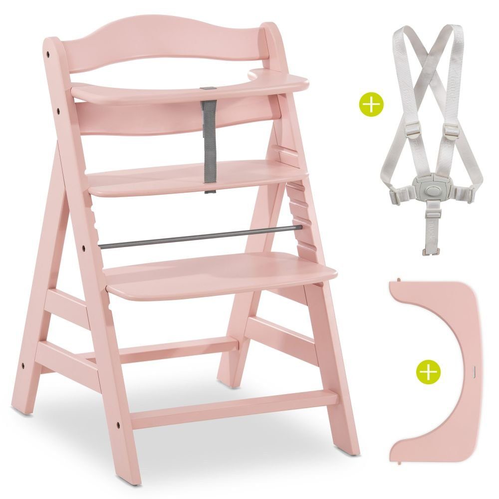 Holzhochstuhl Mit Sitzpolster Hauck Alpha Plus Hochstuhl Aus Holz –  Mitwachsend, Höhenverstellbar, Mit Sitzkissen & 5-Punkt-Gurt, Natur  Sitzkissen Stuhl