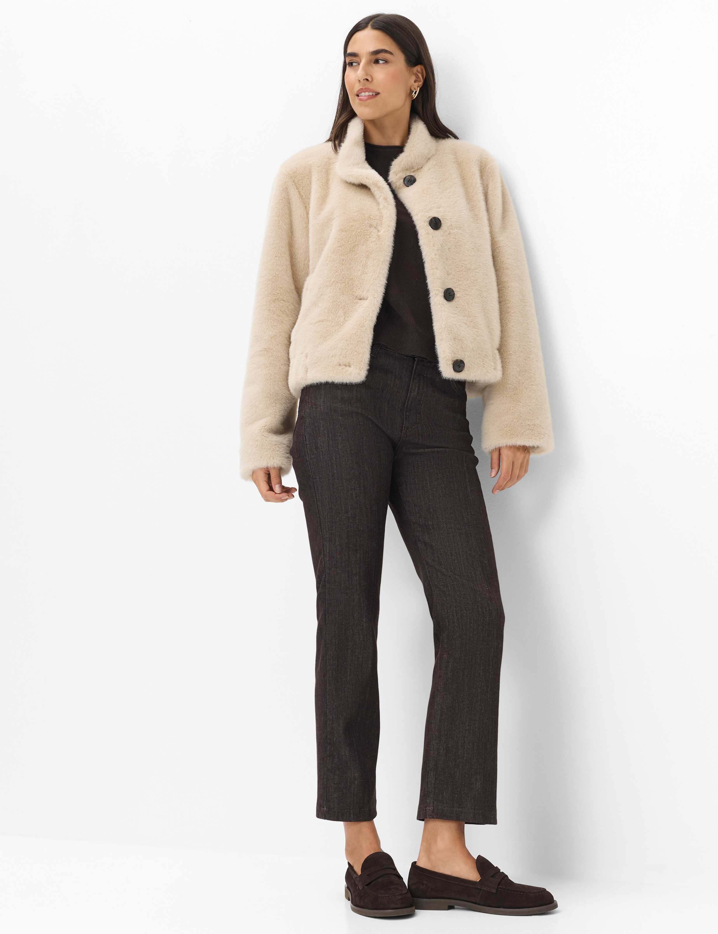 Brax Steppjacke Style INA Jacke in moderner Teddyfell-Optik – Bild 2 von 5