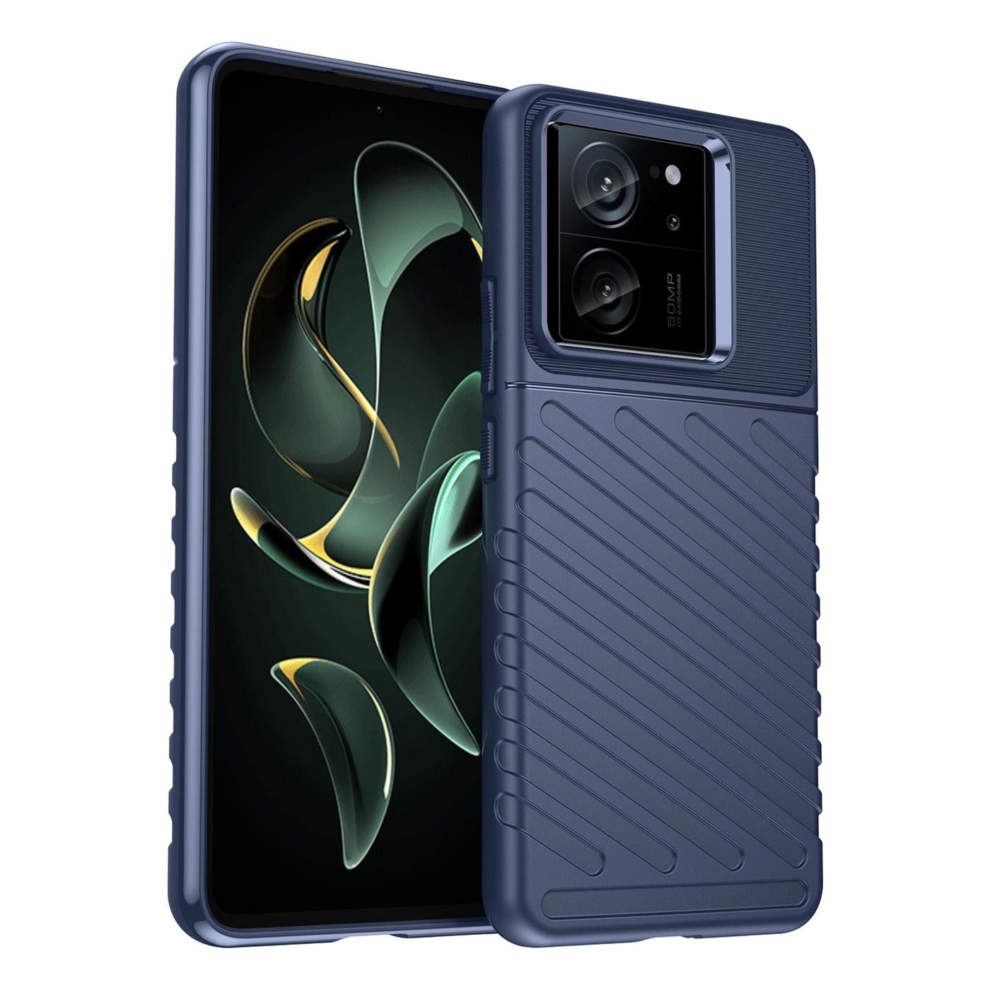 CoolGadget Handyhülle Thunder Hybrid Case für Xiaomi 13T / 13T Pro 6,67 Zoll, stylische rutschfeste Schutzhülle Handy Hülle für Xiaomi 13T / 13T Pro