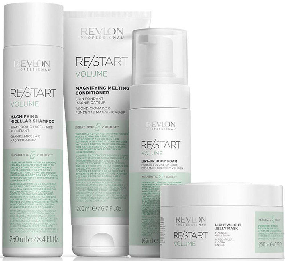 REVLON PROFESSIONAL Haarshampoo RE/START VOLUME MAGNIFYING MICELLAR SHAMPOO, Langanhaltender Lifting-Effekt und strahlender Glanz für feines Haar.