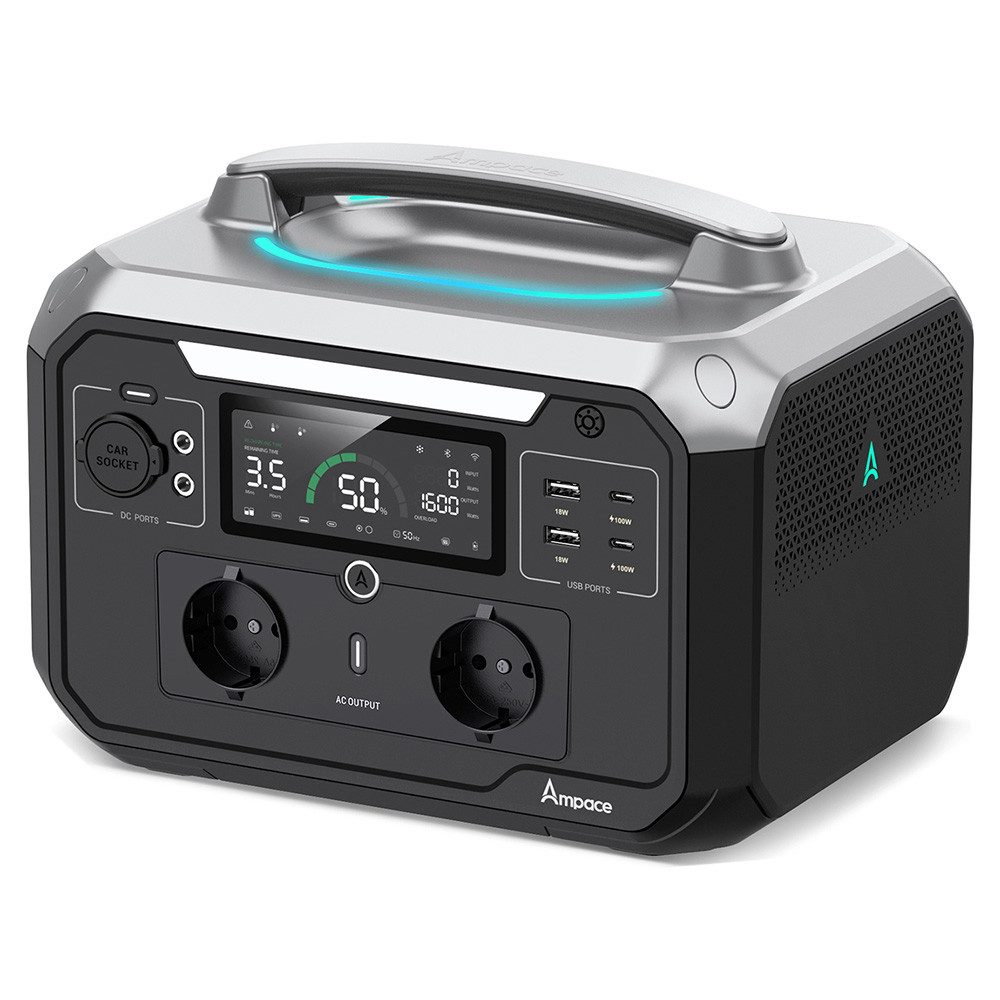 Stromerzeuger Andes 600 Pro 584Wh LiFePO4-Akku, 2000 Zyklen, APP-Steuerung