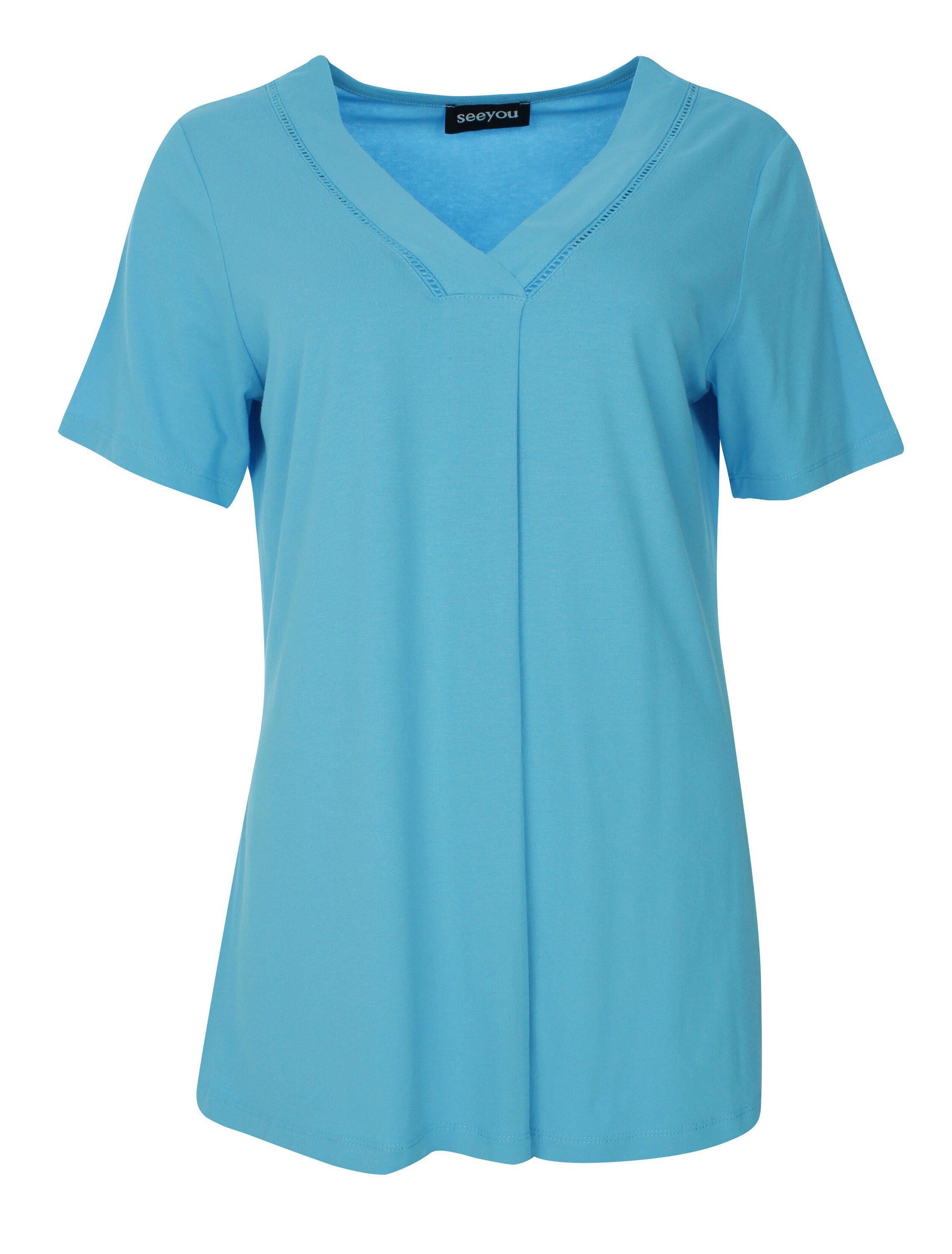 seeyou Longshirt (1-tlg) in unifarbenem Stil günstig online kaufen