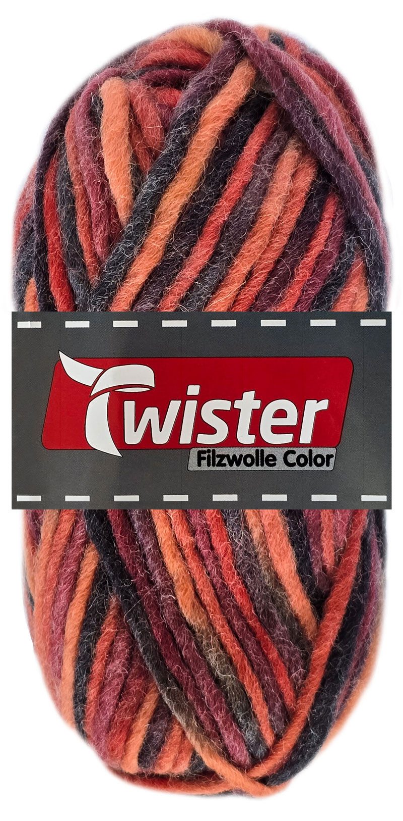 Kurtenbach 50 Gramm Twister Filzwolle Color meliert Filzgarn Farbauswahl Bastelgarn
