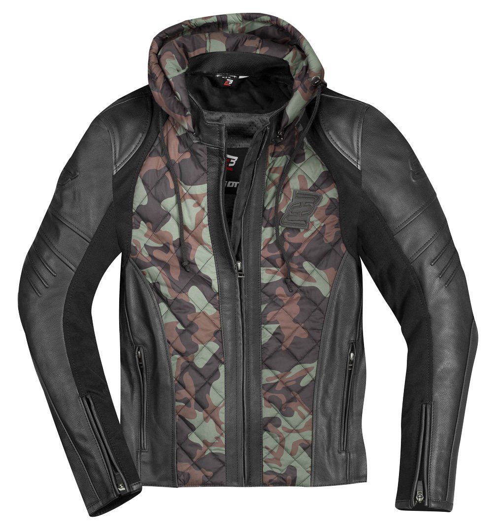 Bogotto Motorradjacke Radic Motorrad Leder-/Textiljacke protektoren – Bild 4 von 5