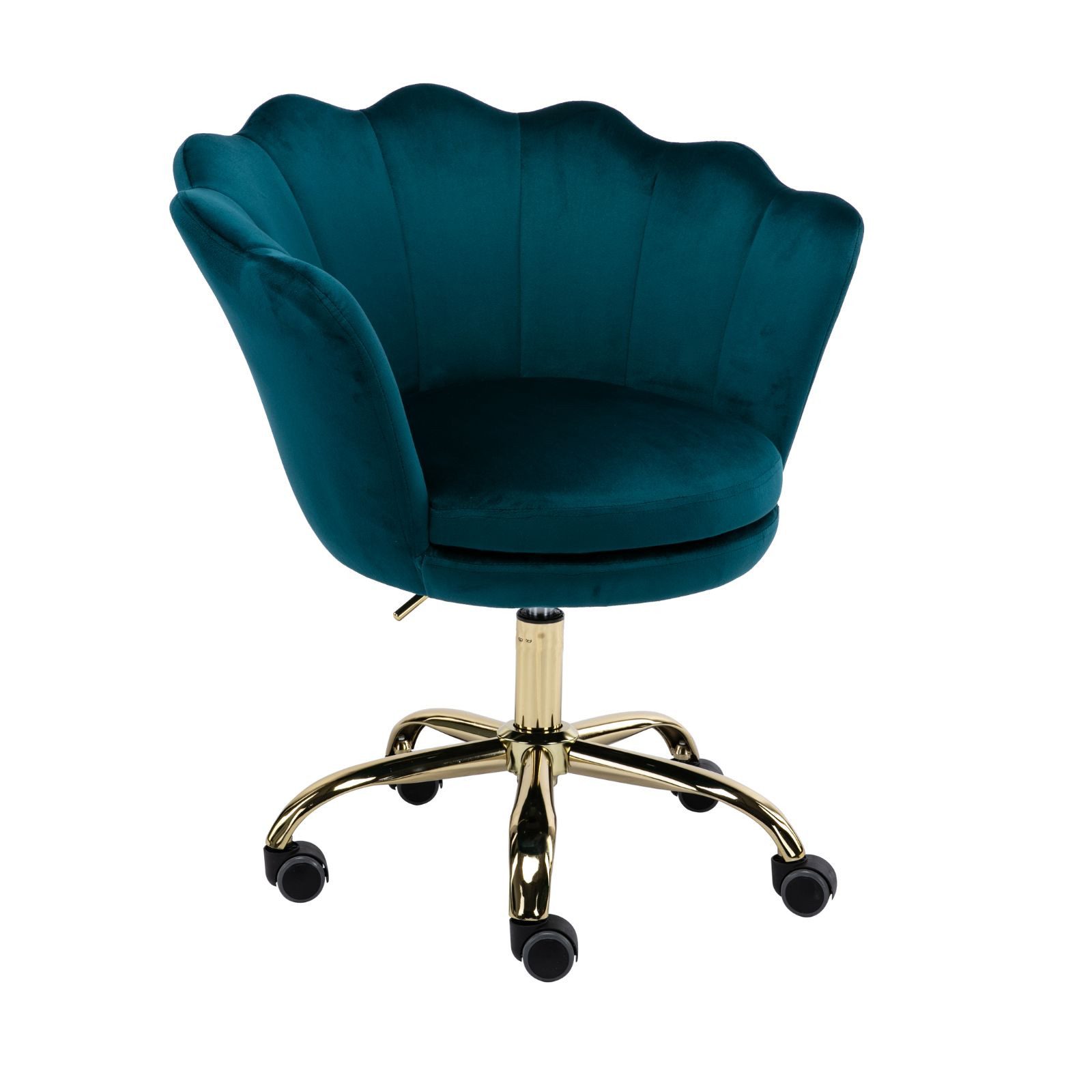 CHAIRUS Bürostuhl höhenverstellbarer Schminkstuhl mit Rollen in Blütenform (1 St), Schreibtischstuhl, Polsterstuhl, Drehstuhl