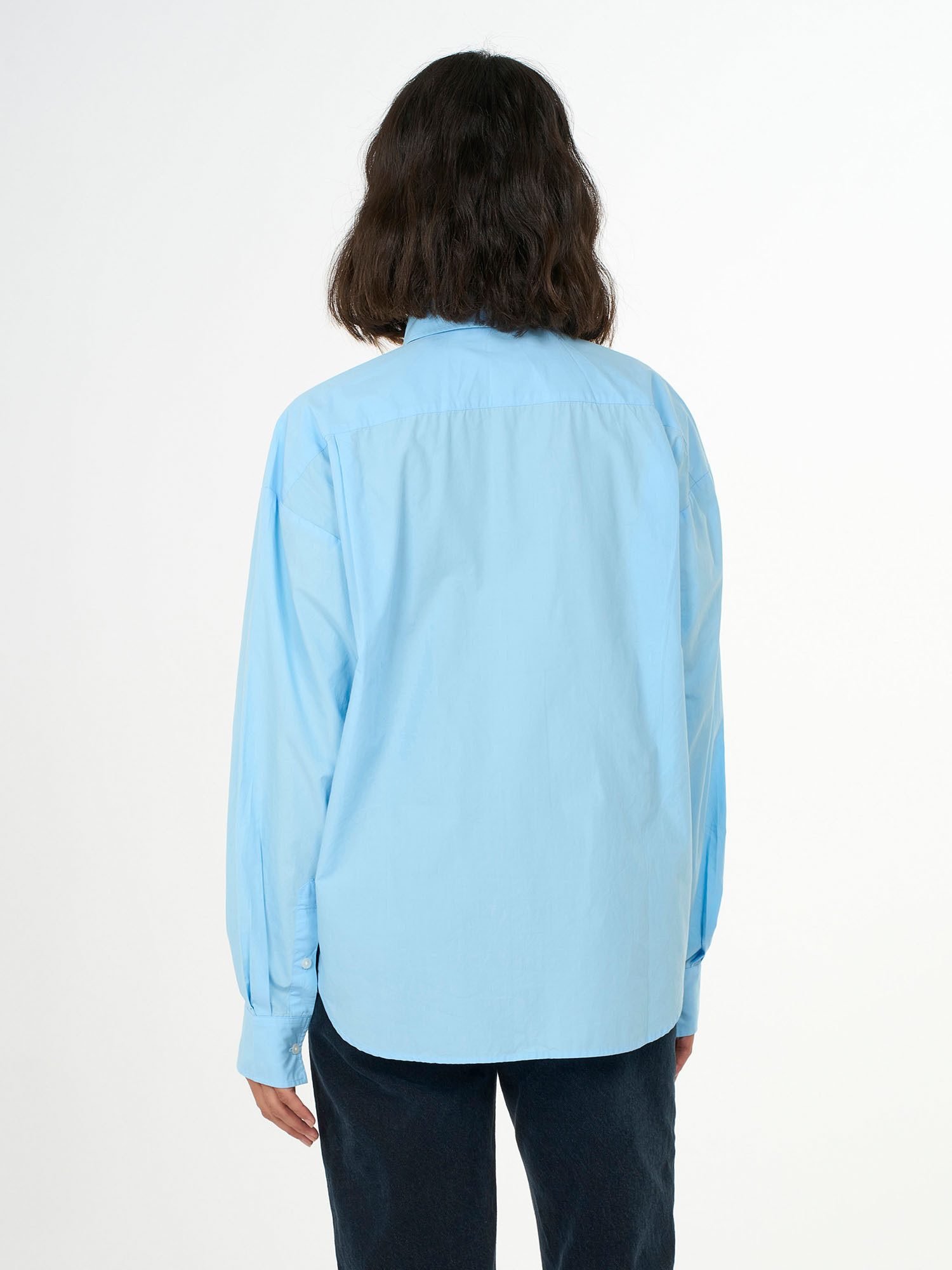 KnowledgeCotton Apparel Hemdbluse Boxy poplin shirt